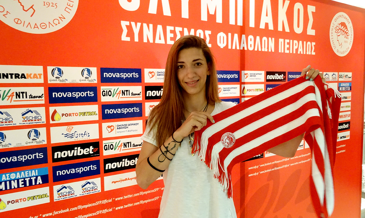 Η Μελίνα Εμμανουηλίδου στον Ολυμπιακό