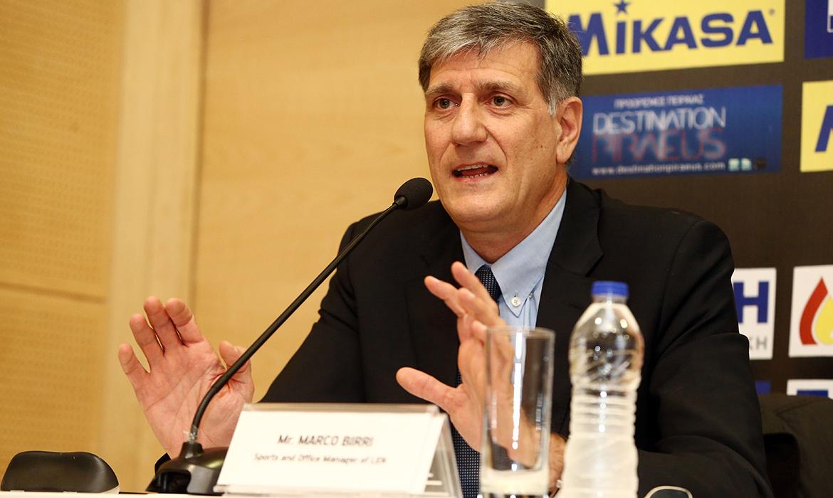 Mr. Marco Birri, Sports and Office Manager of LEN (Ligue Européenne de Natation), commented on the Final Four tournament