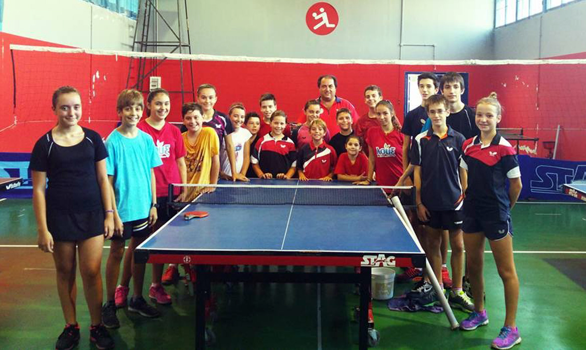 Η προετοιμασία του τμήματος Πινγκ Πονγκ