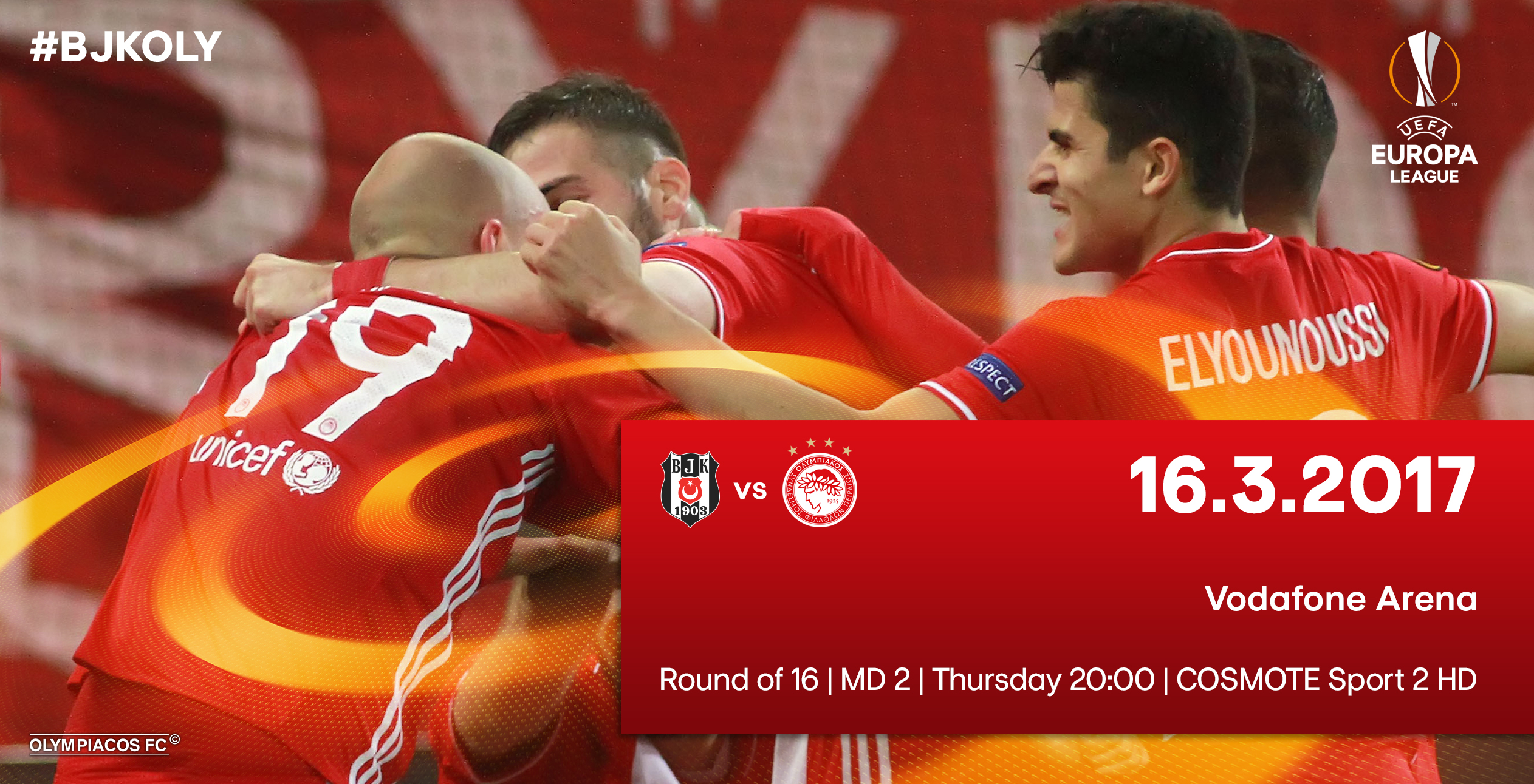 Μπεσίκτας – Ολυμπιακός στις 20:00