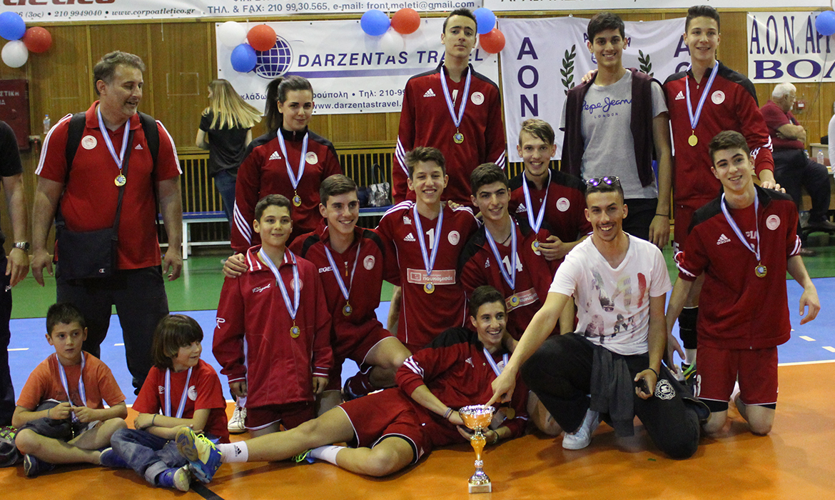 Πρωταθλητές ΕΣΠΕΔΑ οι Παμπαίδες του Ολυμπιακού!