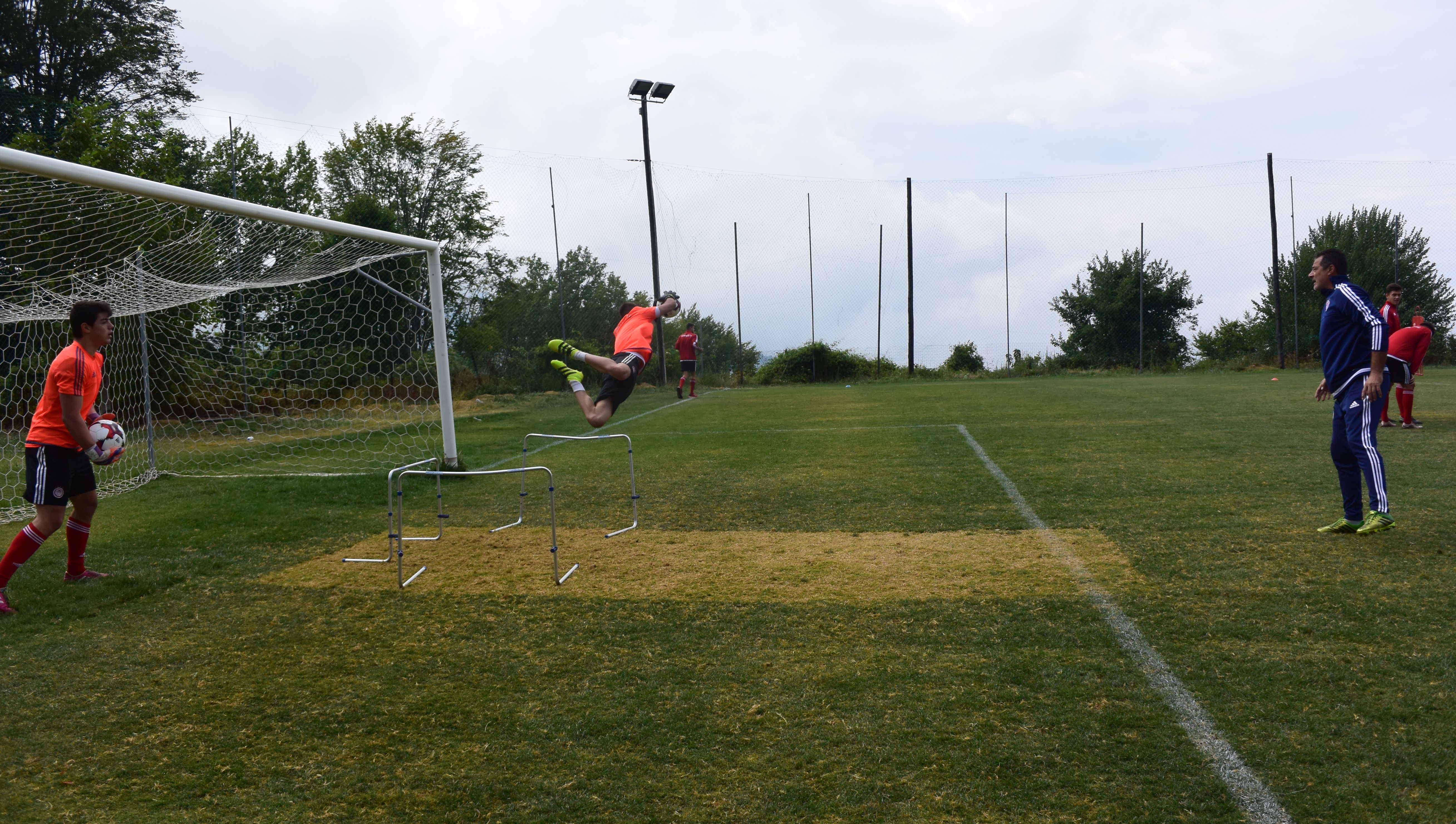 Η προπόνηση των τερματοφυλάκων στο Πήλιο