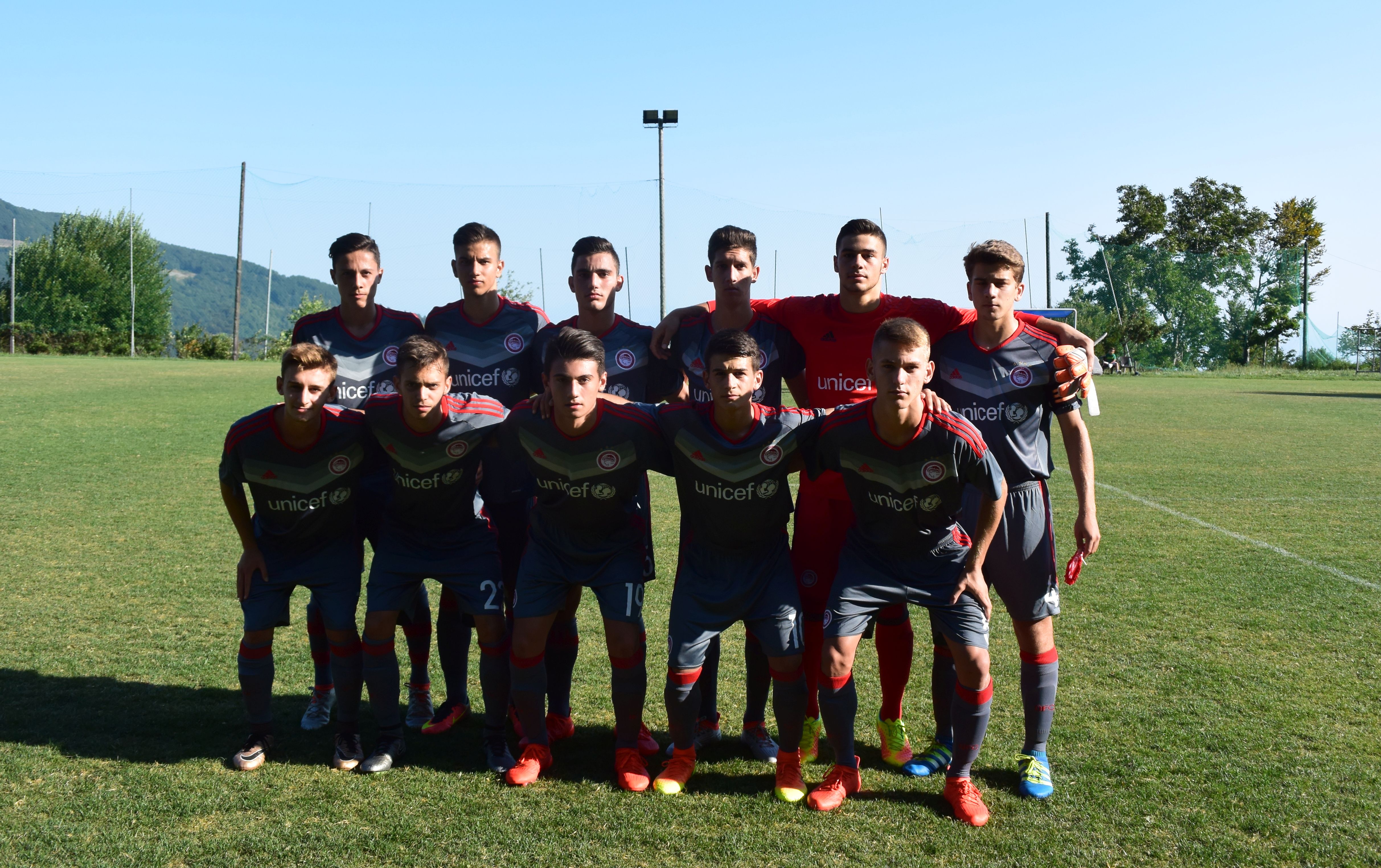 Ολυμπιακός Κ/17-Πύρασος: 4-1