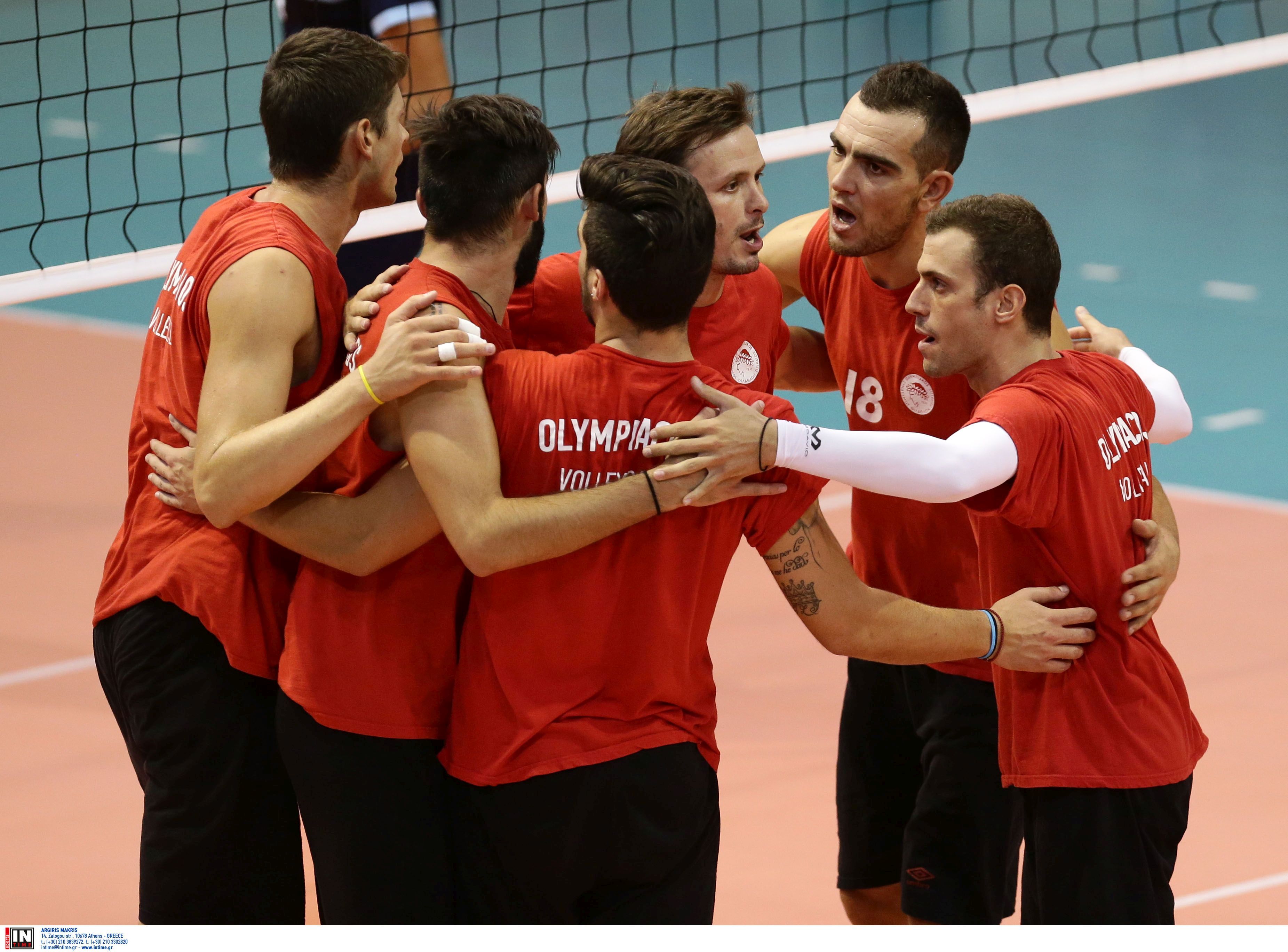 Ο Ολυμπιακός 3-0 σετ τη Λαμία