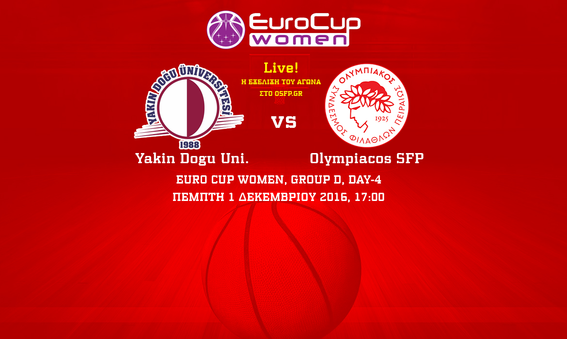 Yakin Dogu – Olympiacos SFP (Live η εξέλιξη του αγώνα)