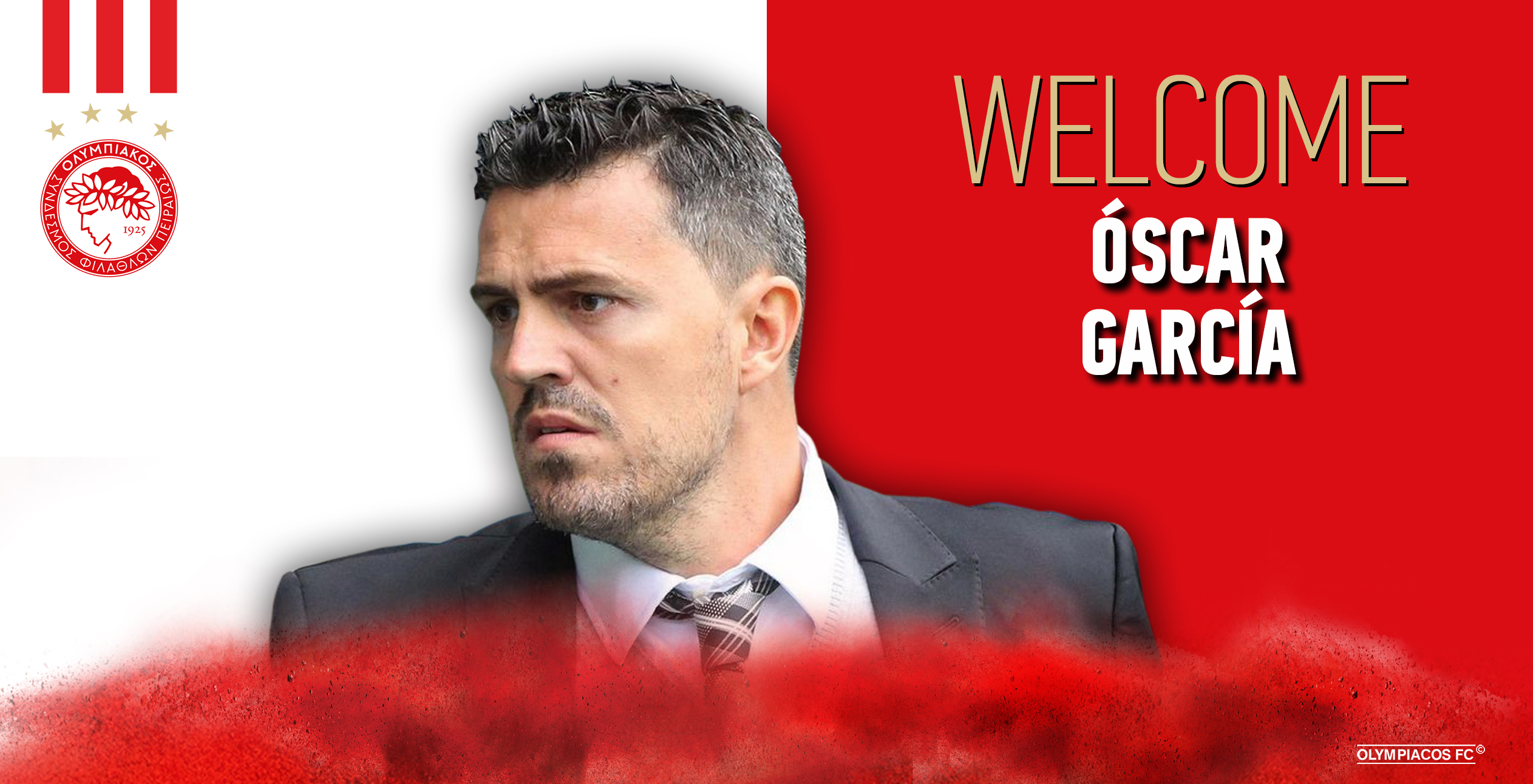 Oscar Garcia is the new coach of Olympiacos!