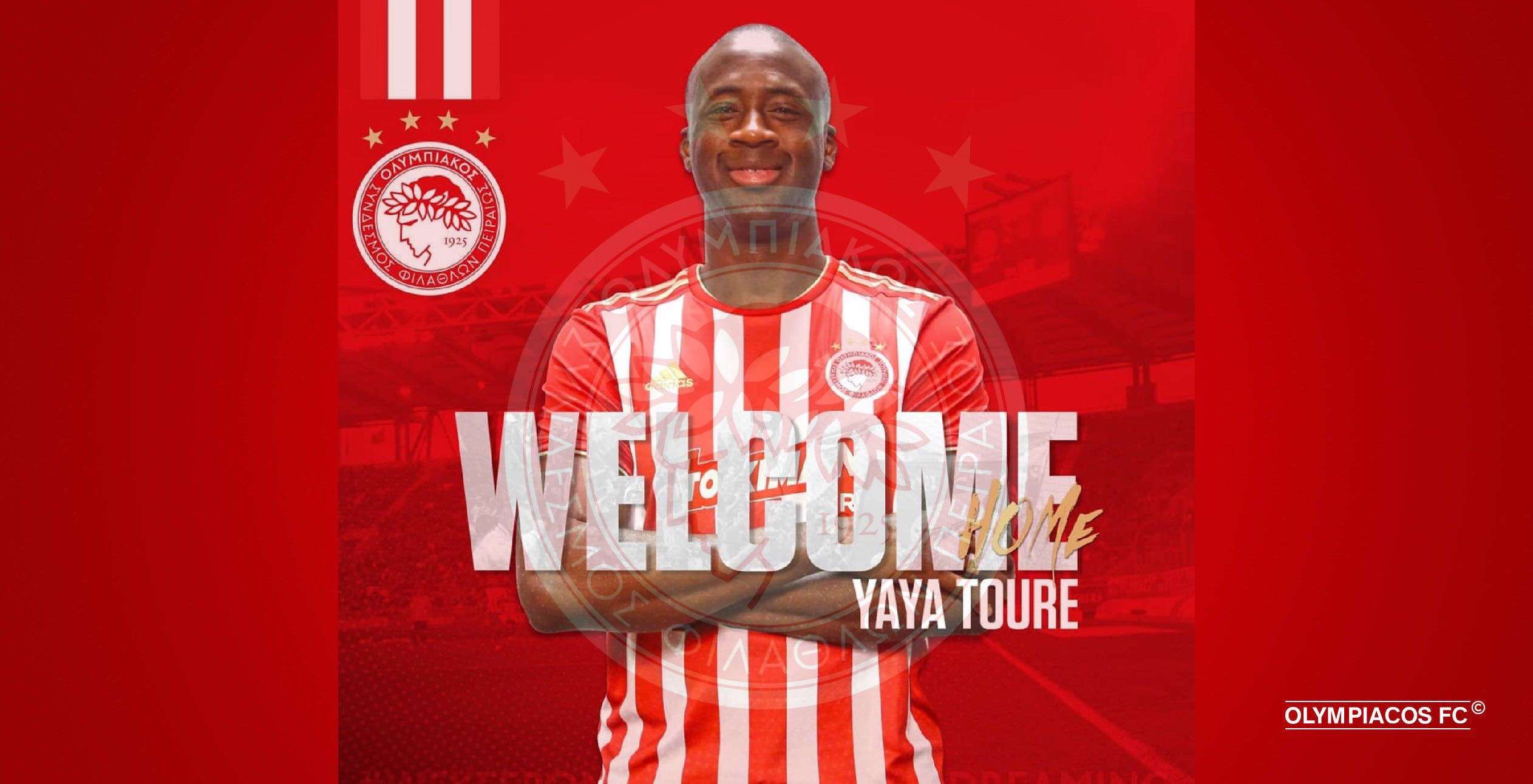 Yaya Toure returns to Olympiacos!