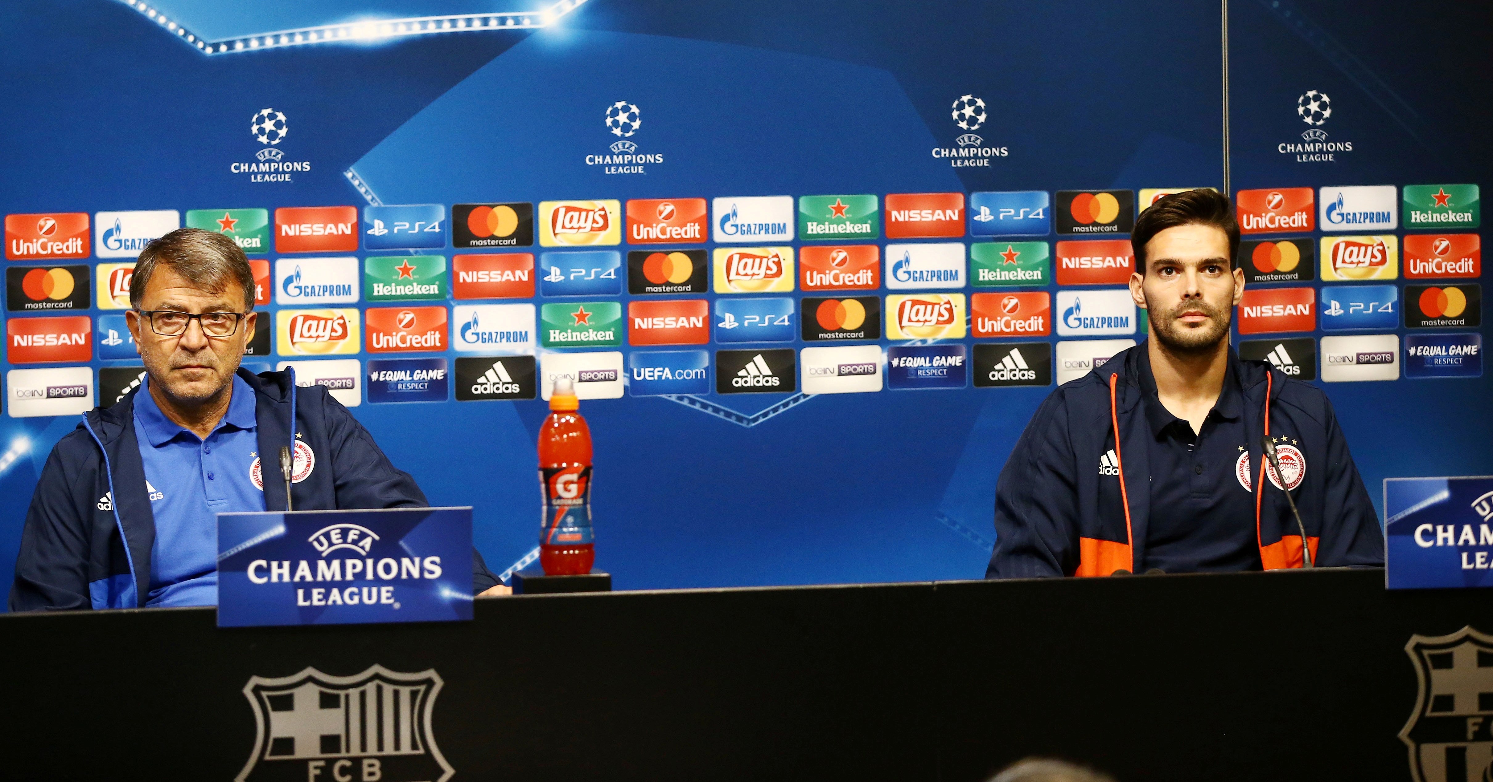 Rueda de prensa antes del partido frente al Barcelona