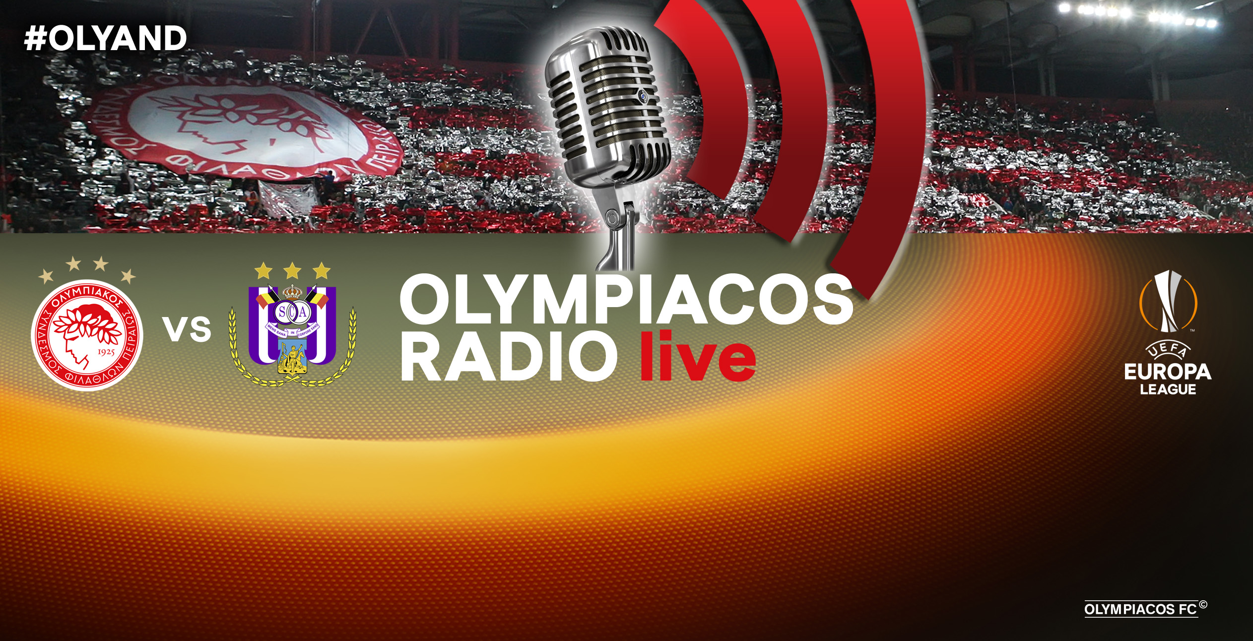 Oλυμπιακός – Άντερλεχτ από το Olympiacos Web Radio