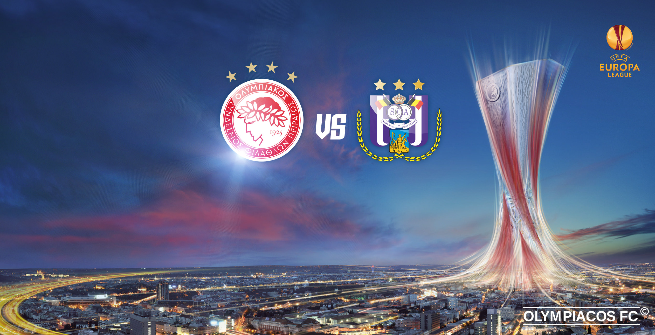 Olympiacos will face Anderlecht!