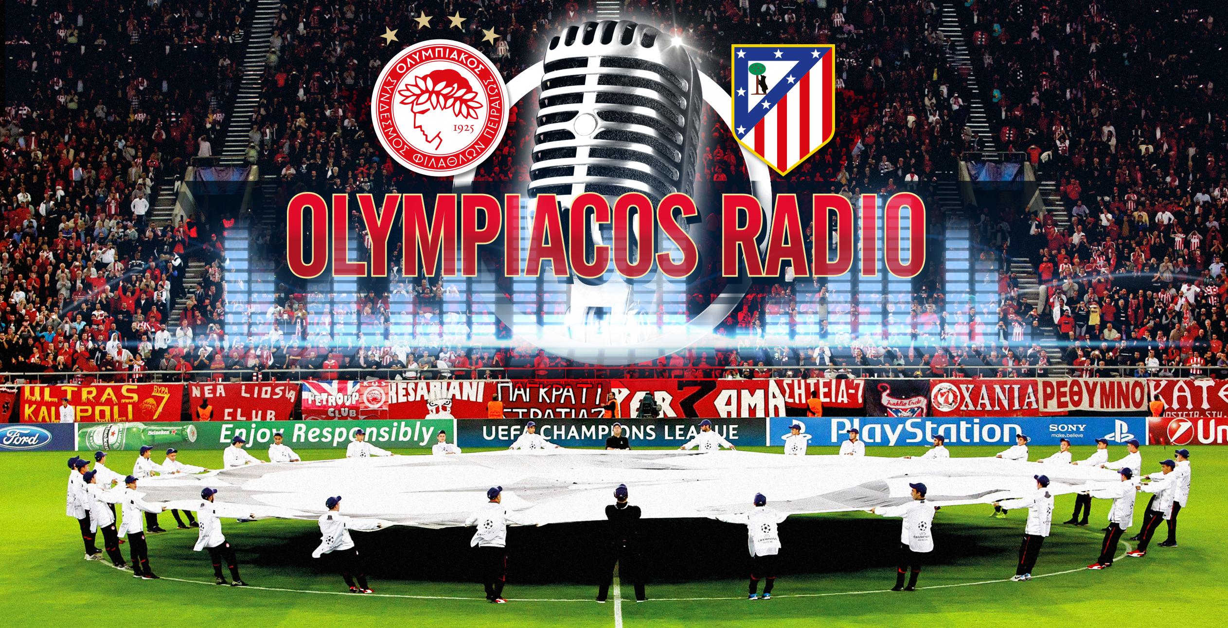Ολυμπιακός – Ατλέτικο Μαδρίτης από το Olympiacos Web Radio
