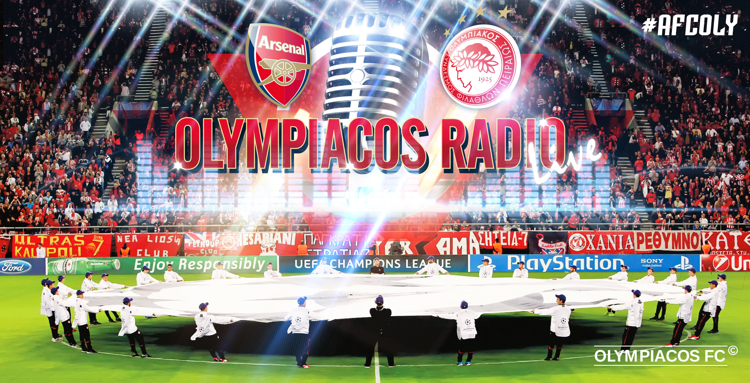 Άρσεναλ – Ολυμπιακός από το Olympiacos Web Radio