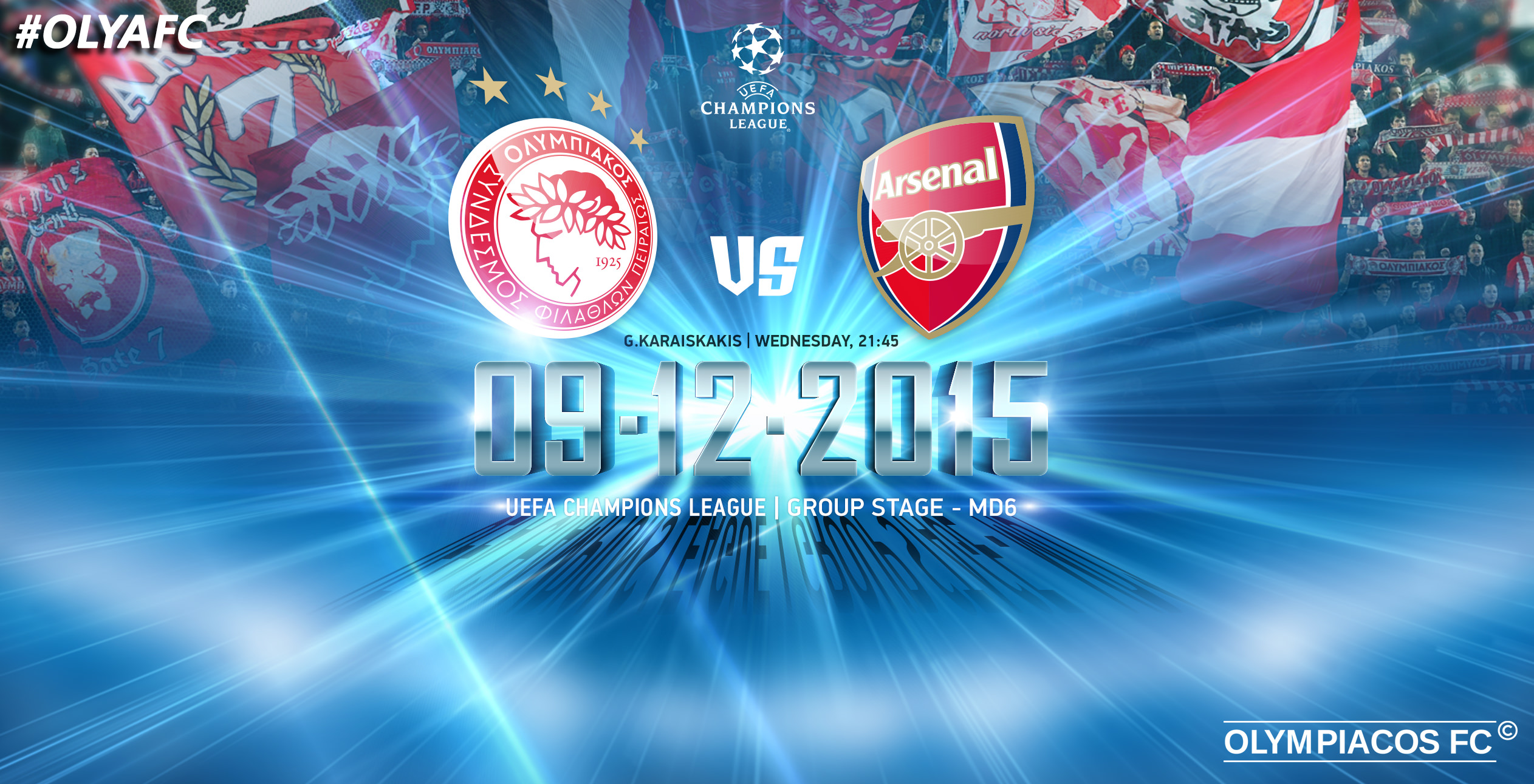 Ολυμπιακός – Άρσεναλ από το Olympiacos Web Radio