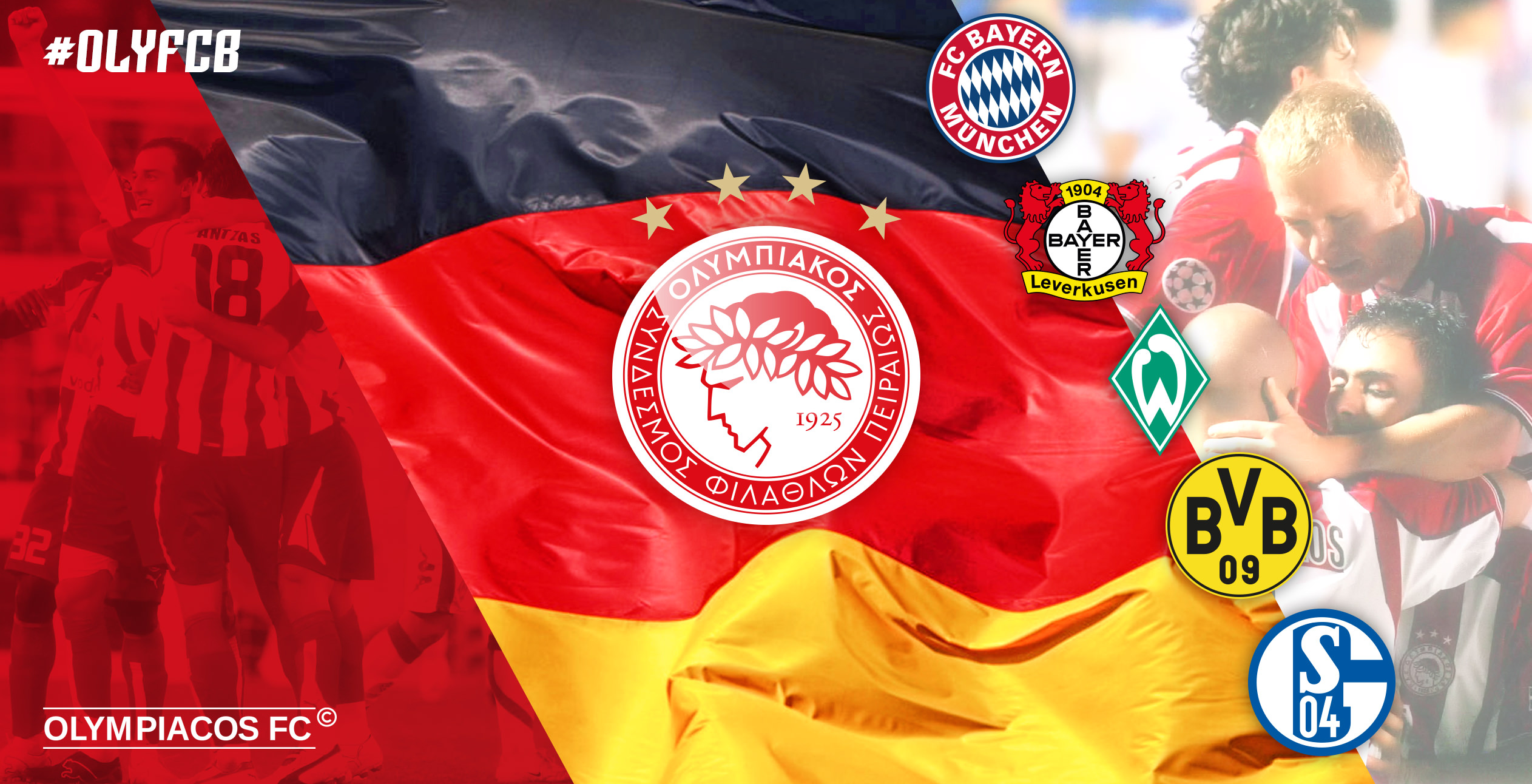 Προϊστορία Ολυμπιακού με γερμανικές ομάδες