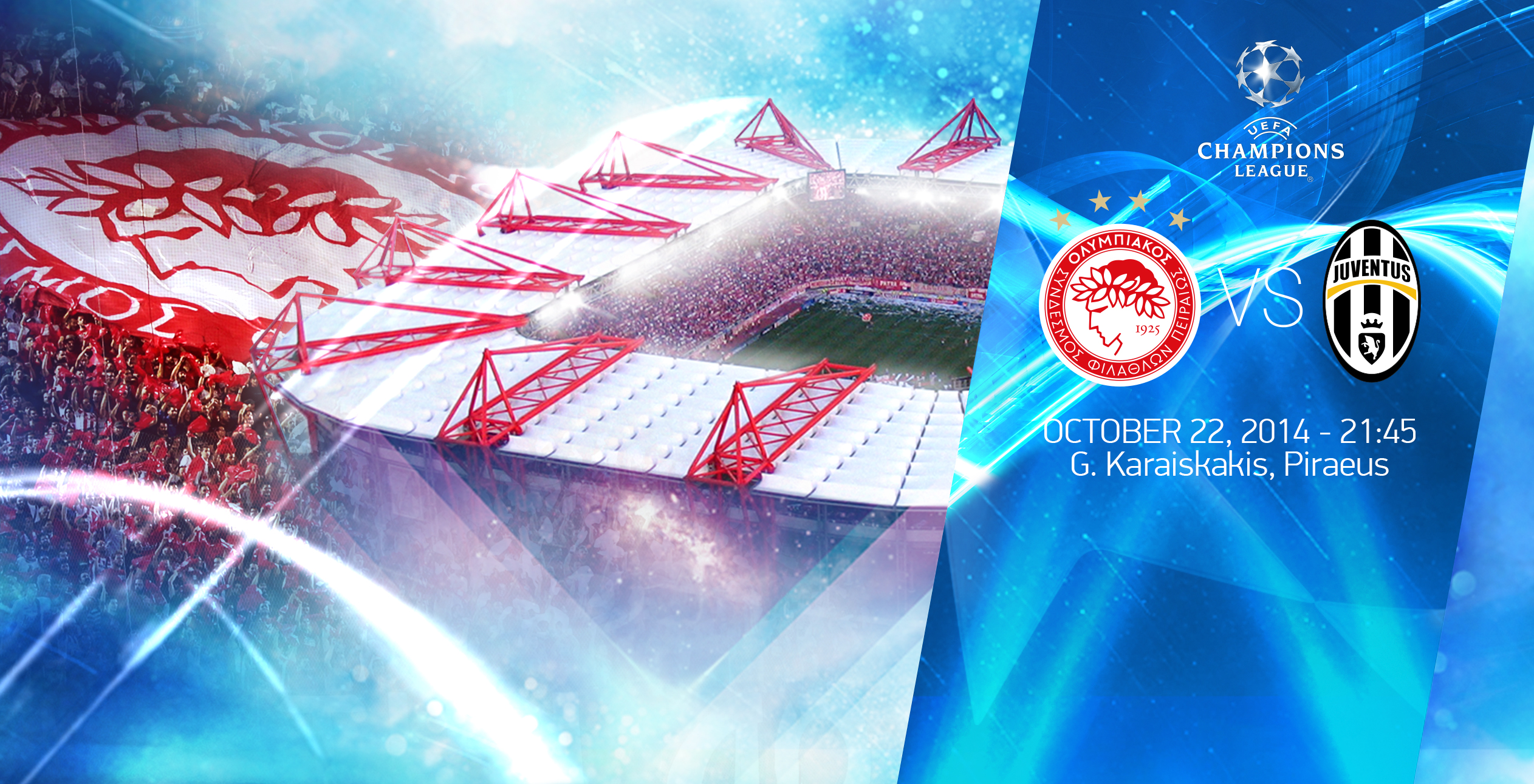 Ολυμπιακός – Γιουβέντους 21:45