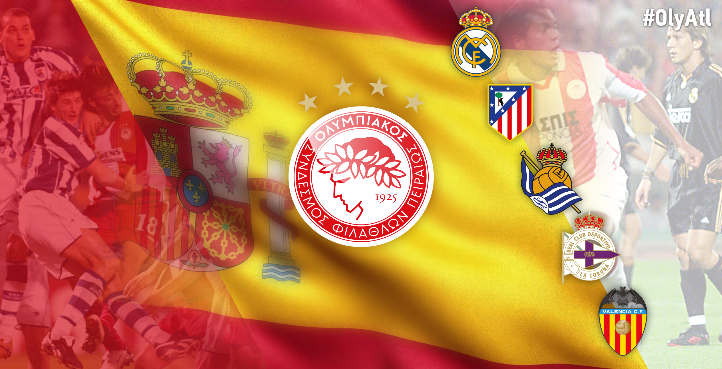 Προϊστορία Ολυμπιακού με ισπανικές ομάδες