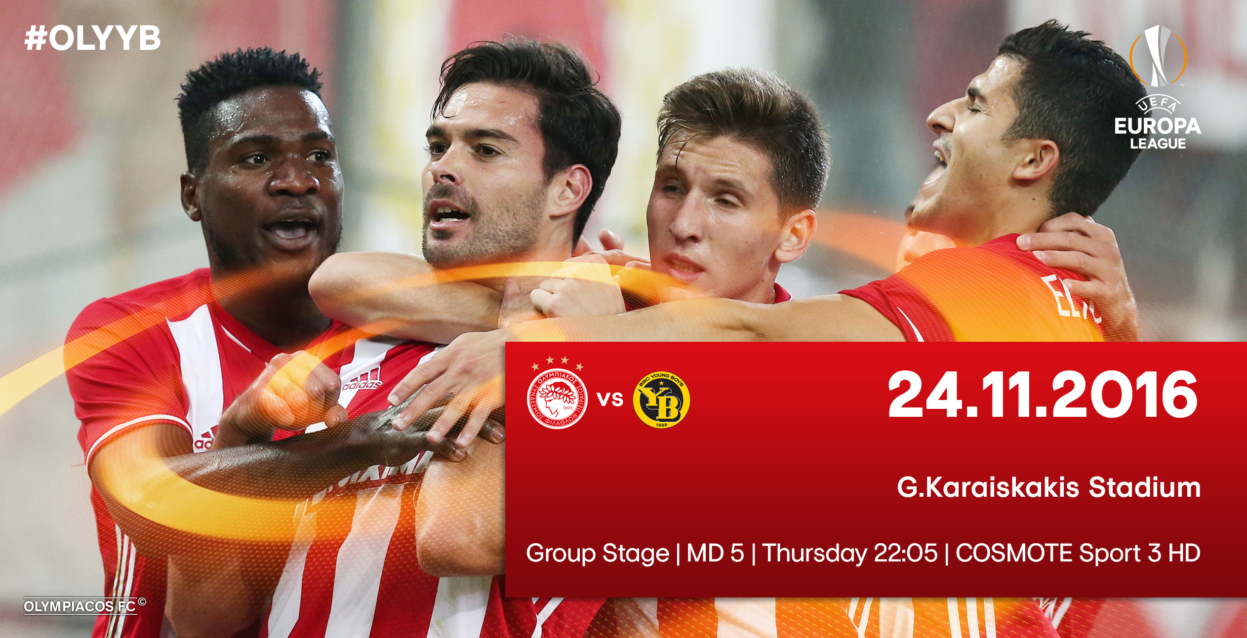 Ολυμπιακός-Γιανγκ Μπόις στις 22:05