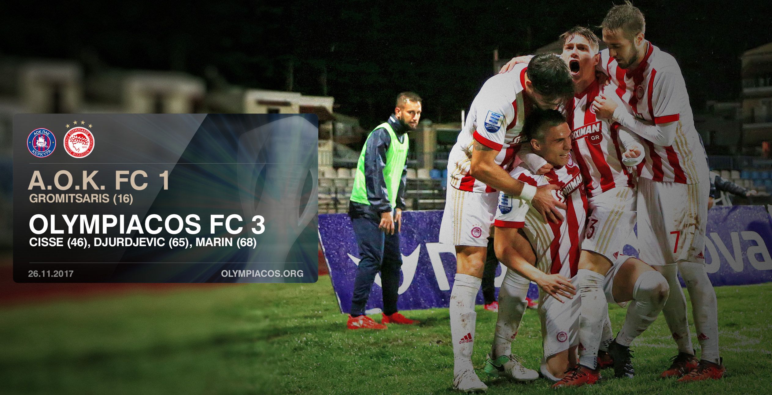 Away win in Corfu earns leadership!