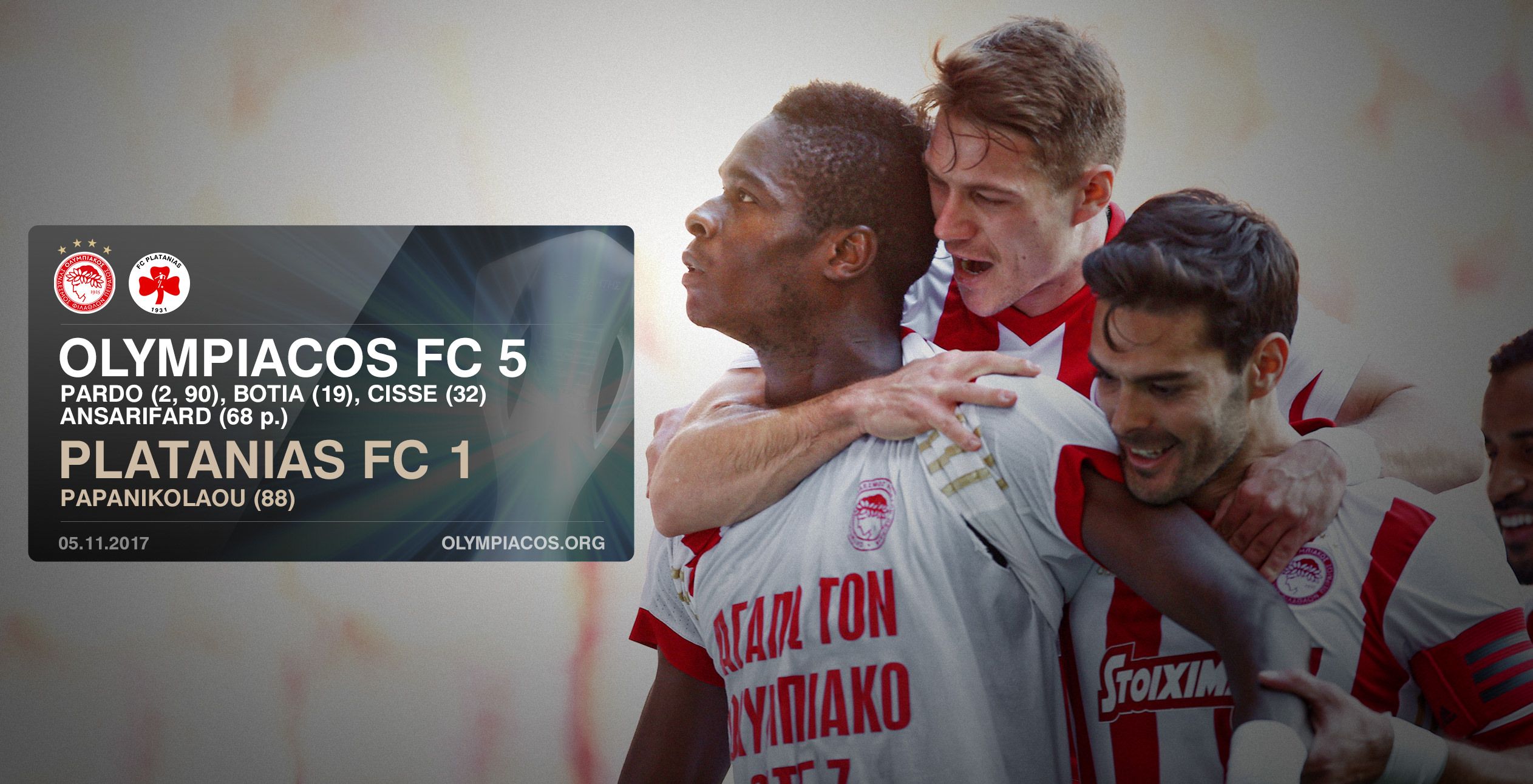 L’Olympiacos l’emporte façe au Platanias!