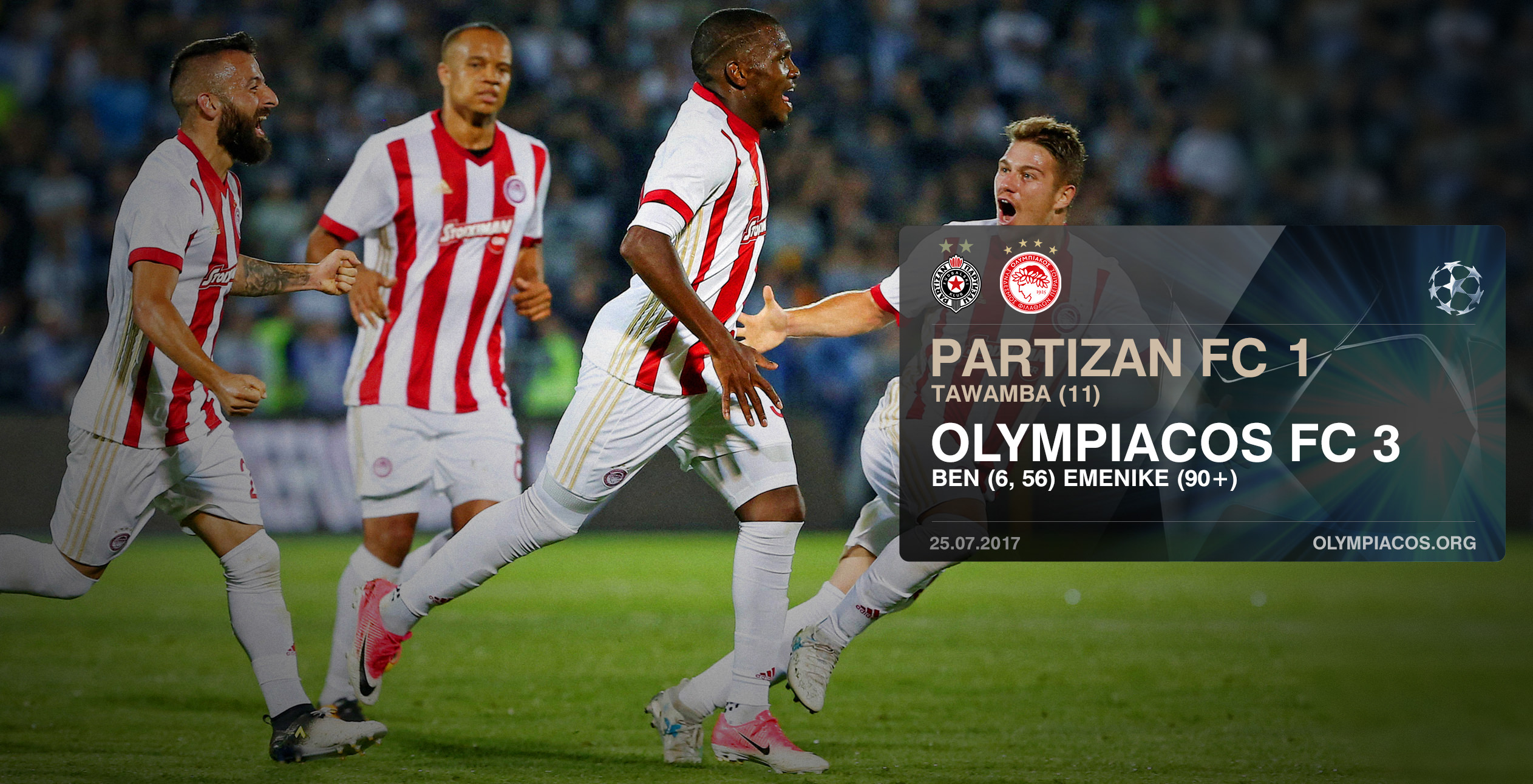 ¡Primer paso en el campo del Partizán!