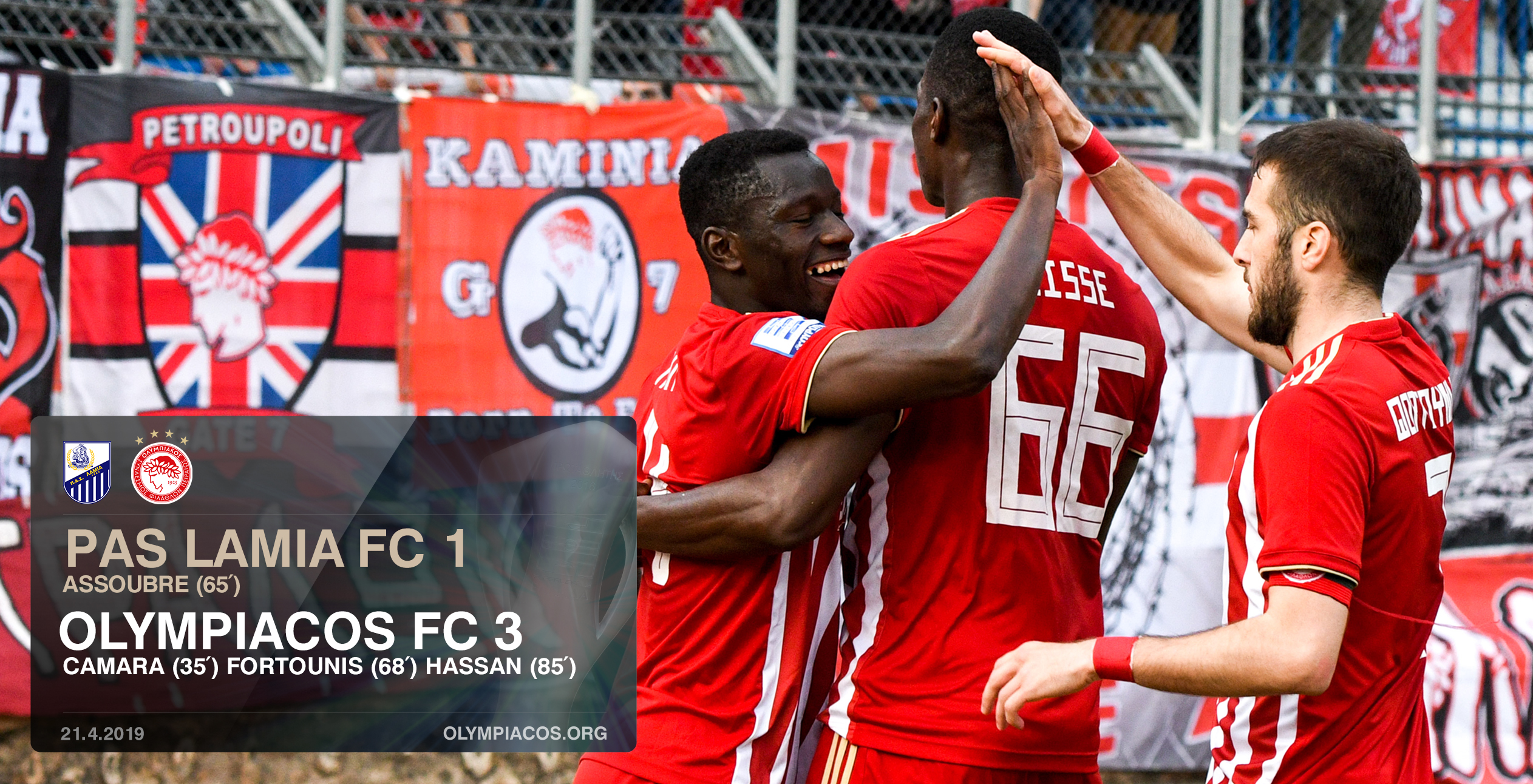 Une promenade et trois buts à Lamia