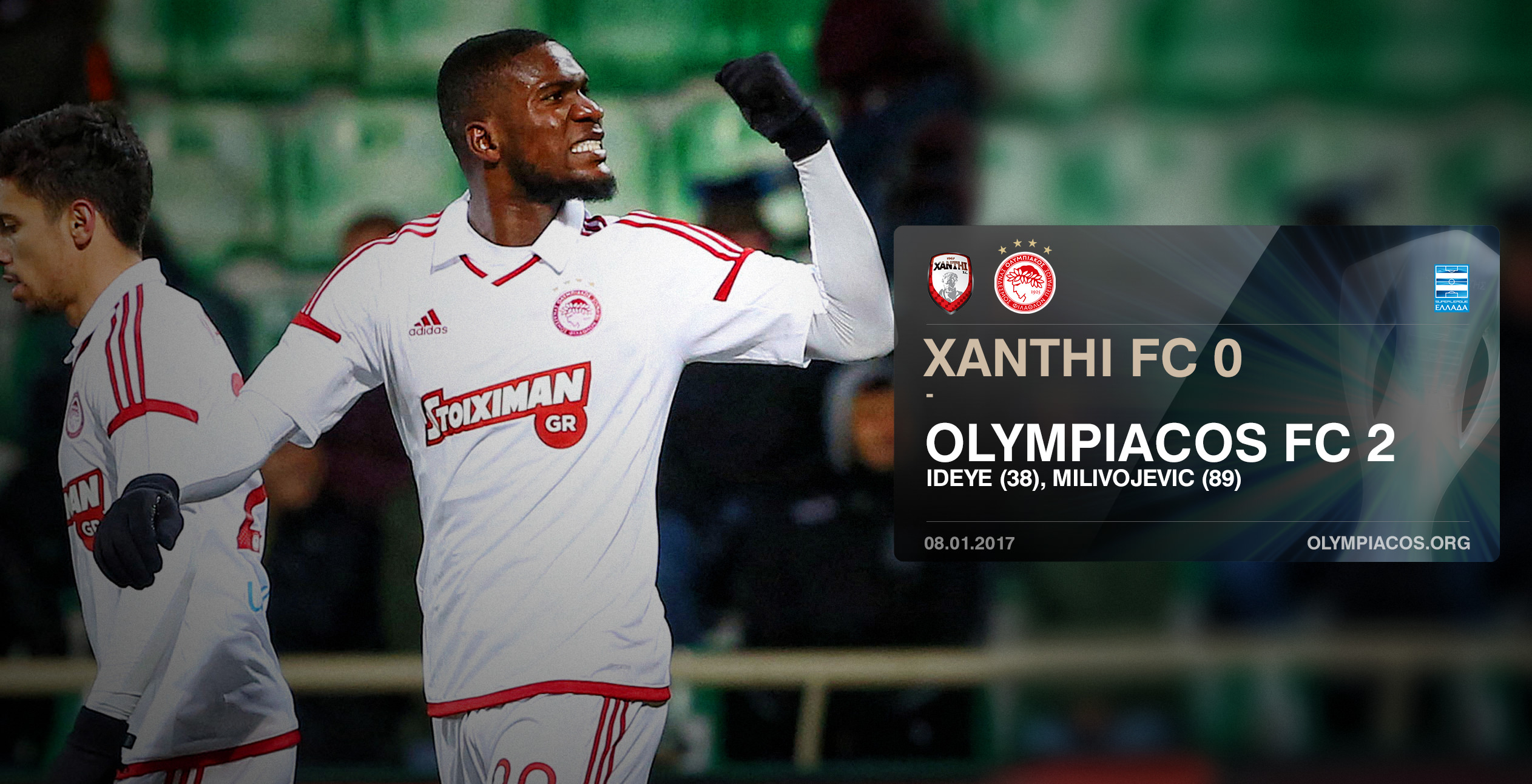 An icebreaker named Legend cruises 2-0 through Xanthi