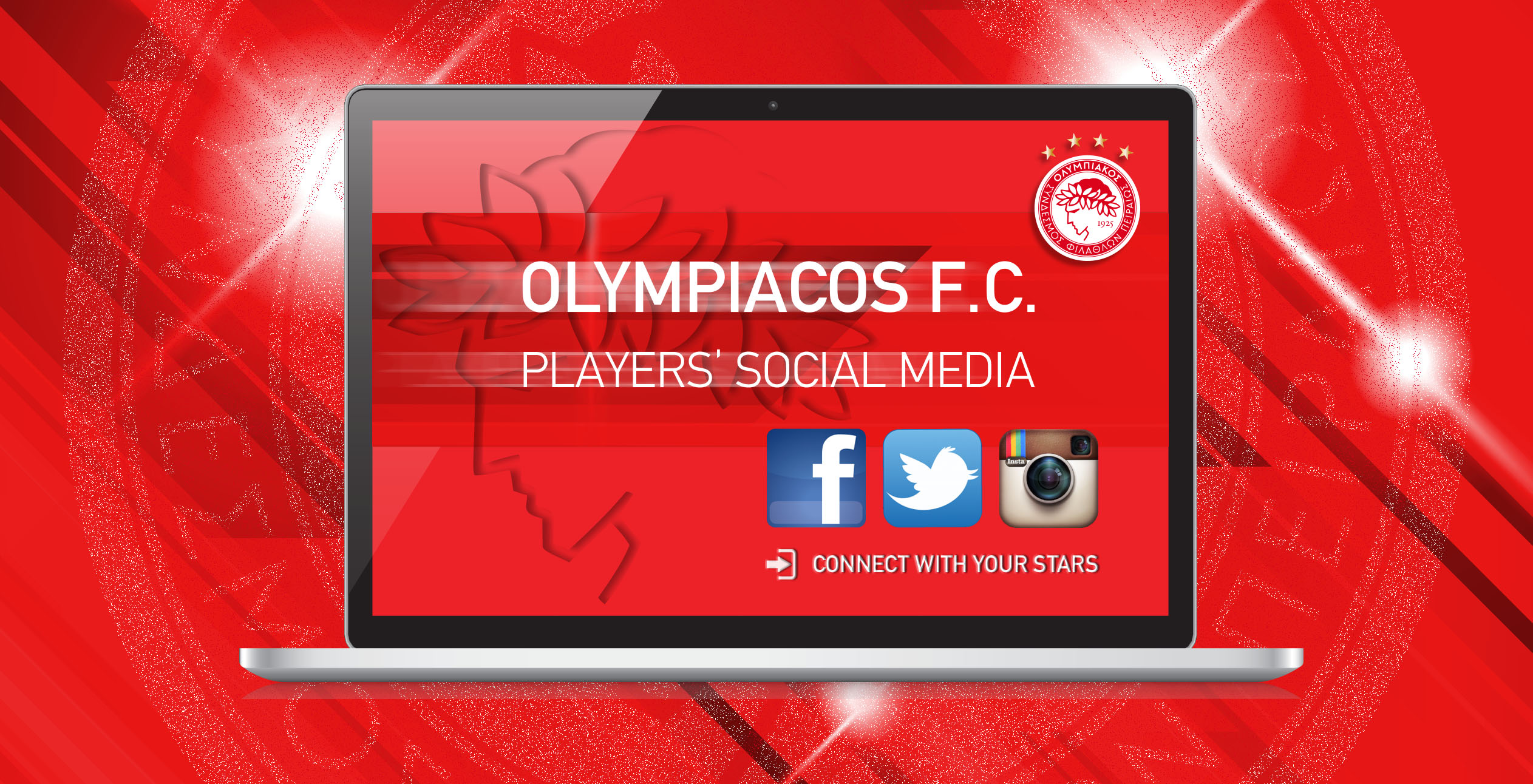 The red-and-white digital map!