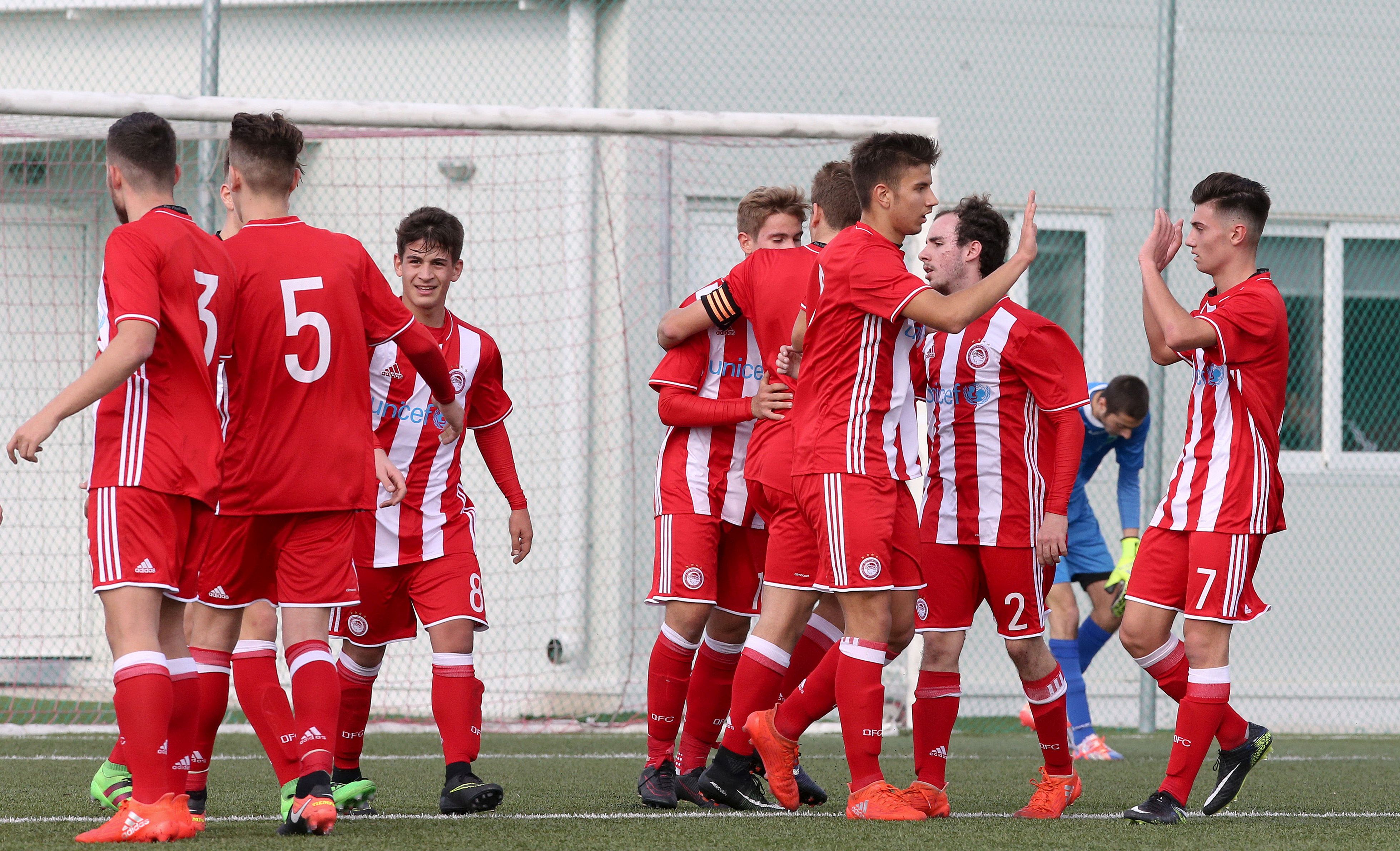 Κ-17: Ολυμπιακός-Λεβαδειακός 2-0