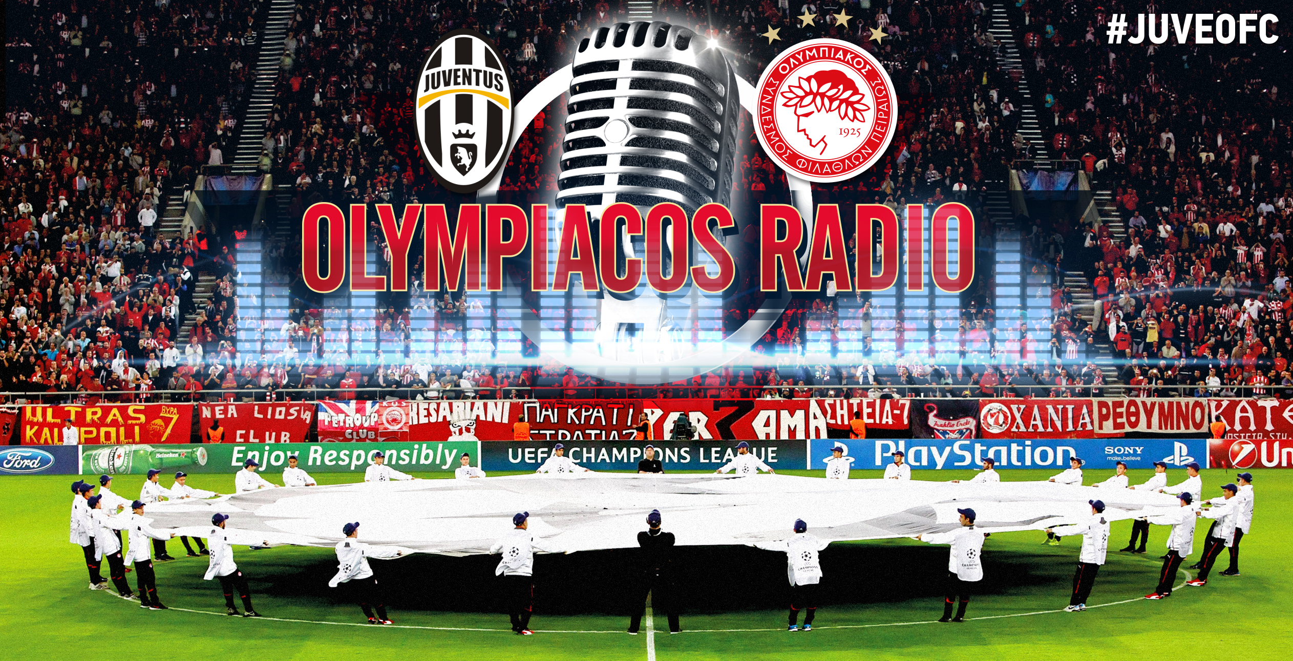 Γιουβέντους – Ολυμπιακός από το Olympiacos Web Radio