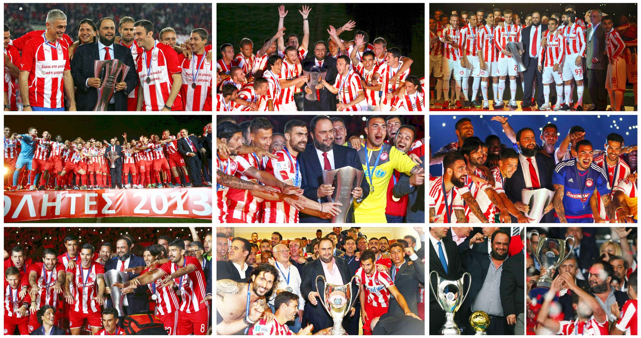 9 years of Olympiacos soaring to legendary heights