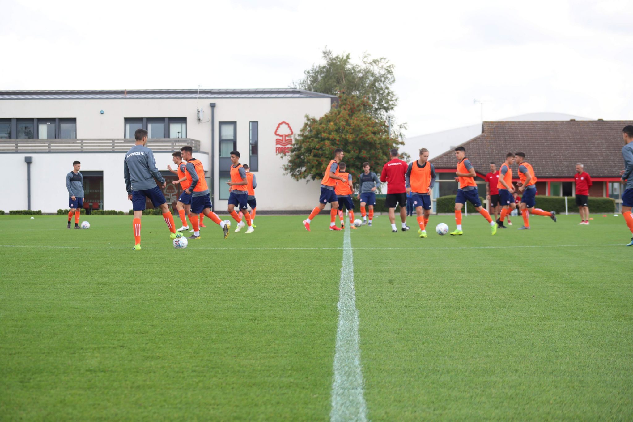 Προπόνηση πριν τη Νότιγχαμ