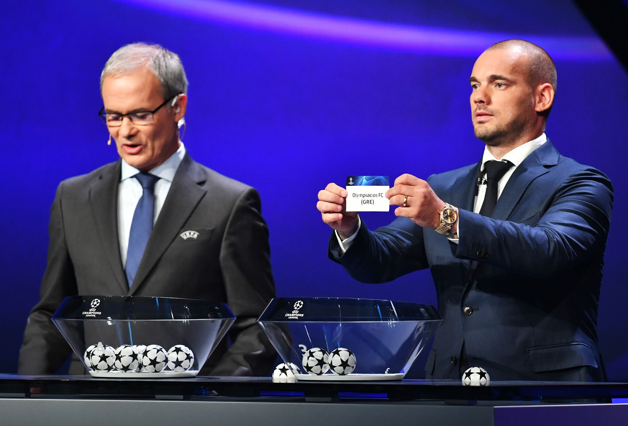 OLYMPIACOS’ opponents in UEFA Champions League