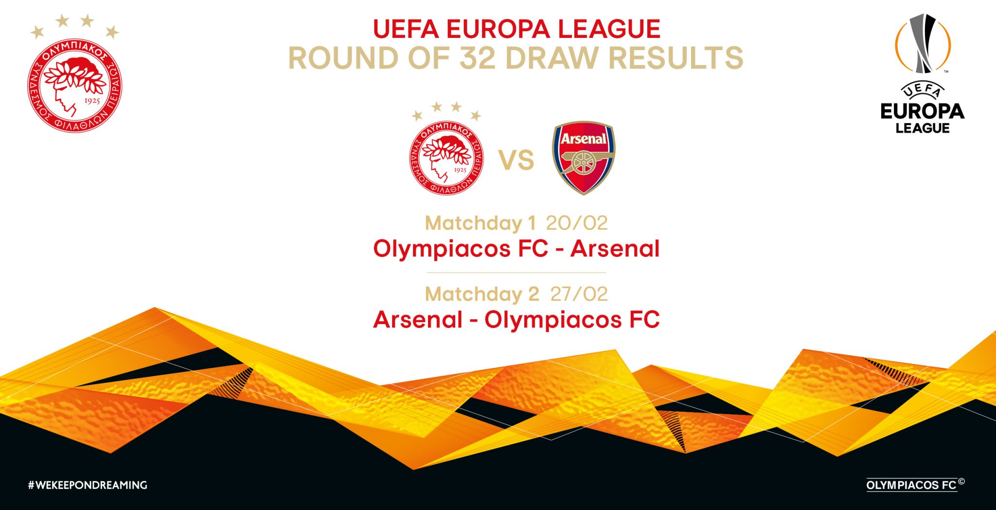 Στο δρόμο του Ολυμπιακού η Άρσεναλ