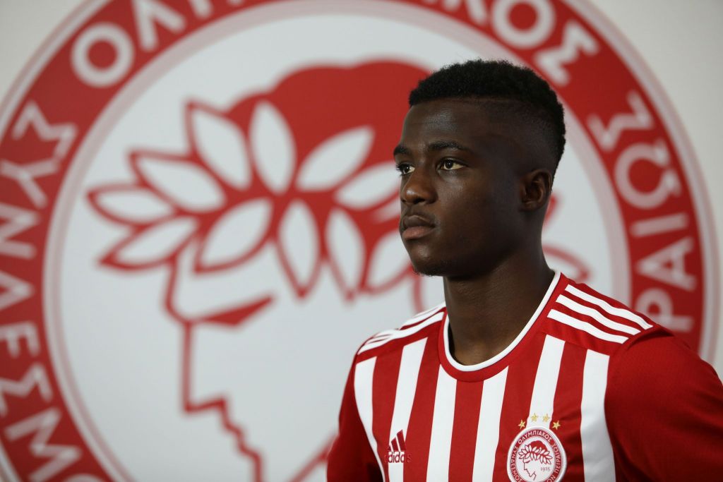 Photostory from the transfer of Algassime Bah at Olympiacos