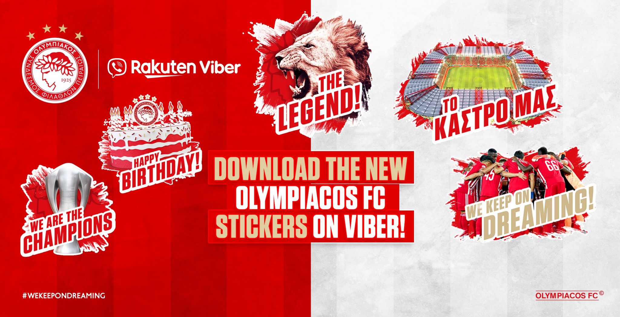 Olympiacos turns its top players into digital stars on Viber