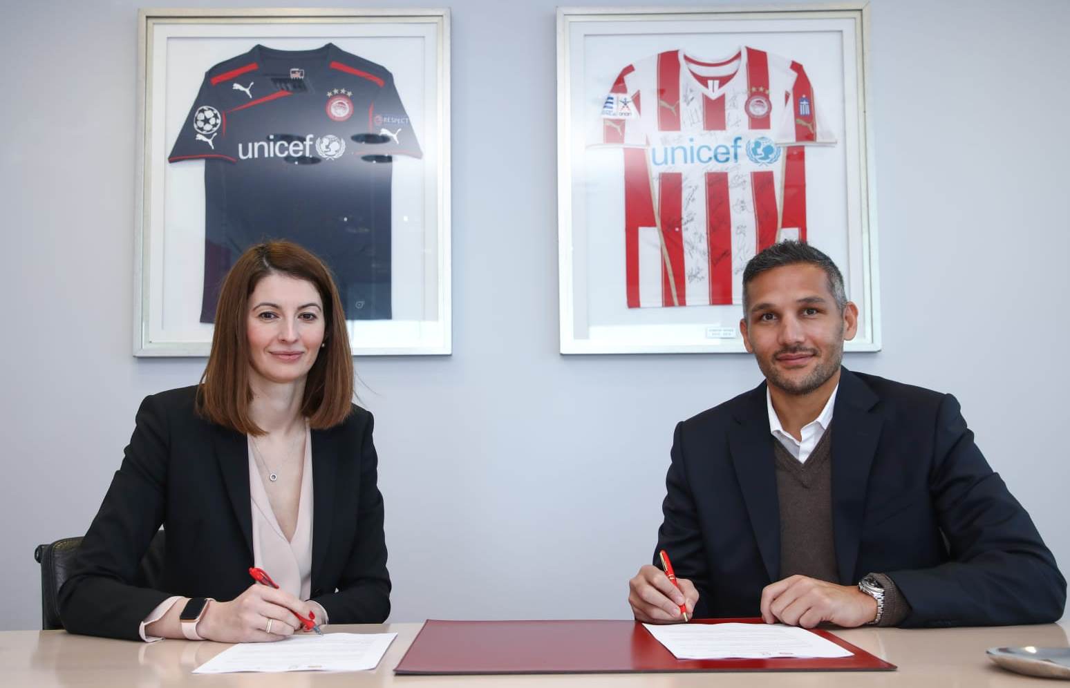 Press release of Olympiacos FC