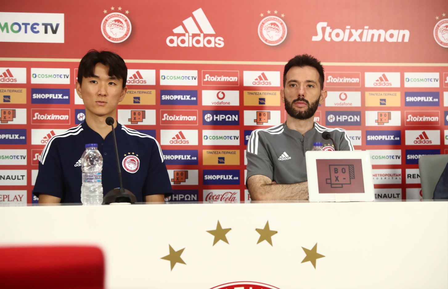 Pre match press conference ahead of the Olympiacos v Apollon Limassol match