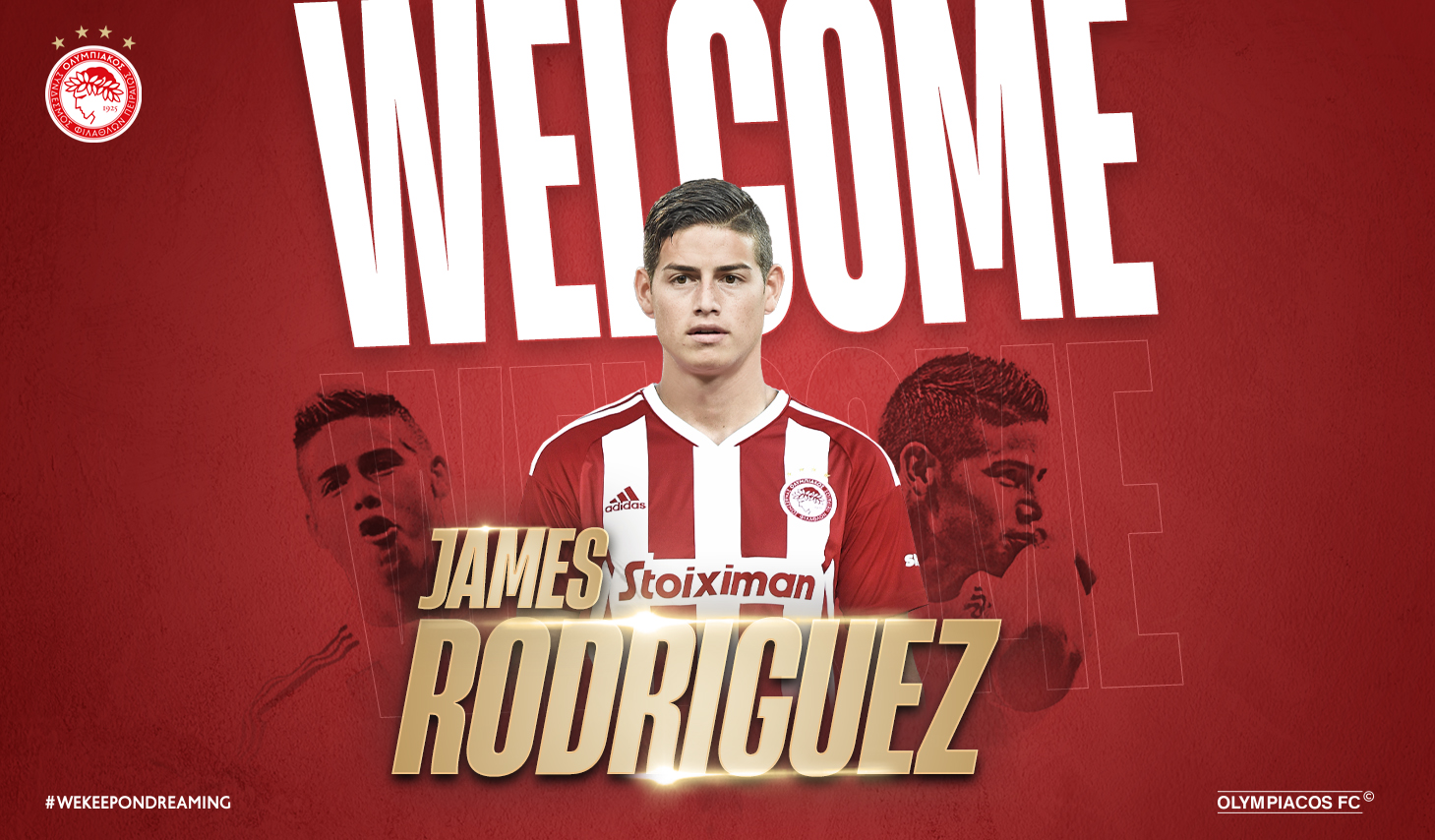 James Rodriguez rejoint l’Olympiacos!