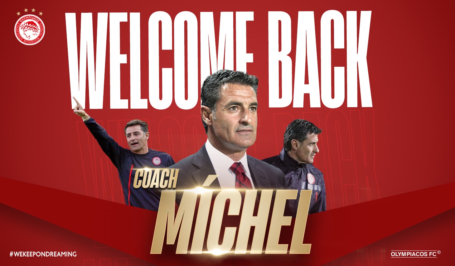 Míchel retourne à l’Olympiacos