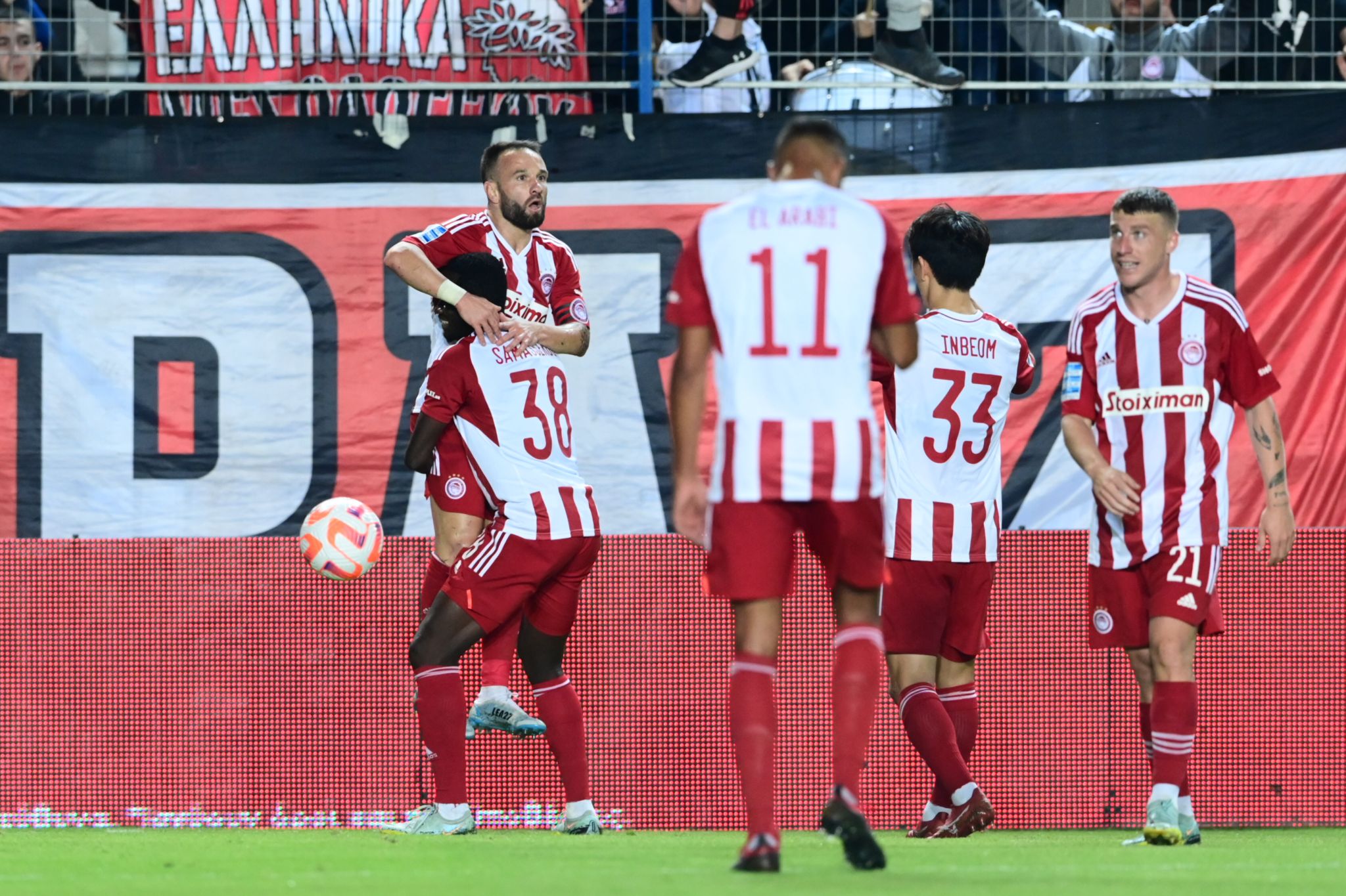 Olympiacos was victorious at Agrinio