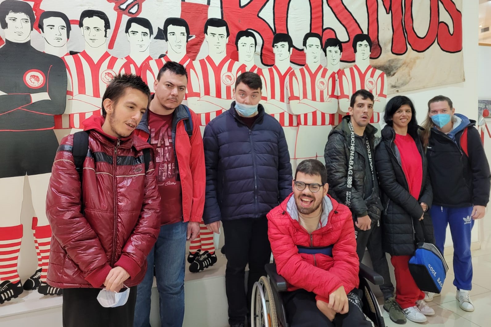 The Creative Activity Centre for Children with Disabilities (CACCD) “Storgi” learned the history of Olympiacos