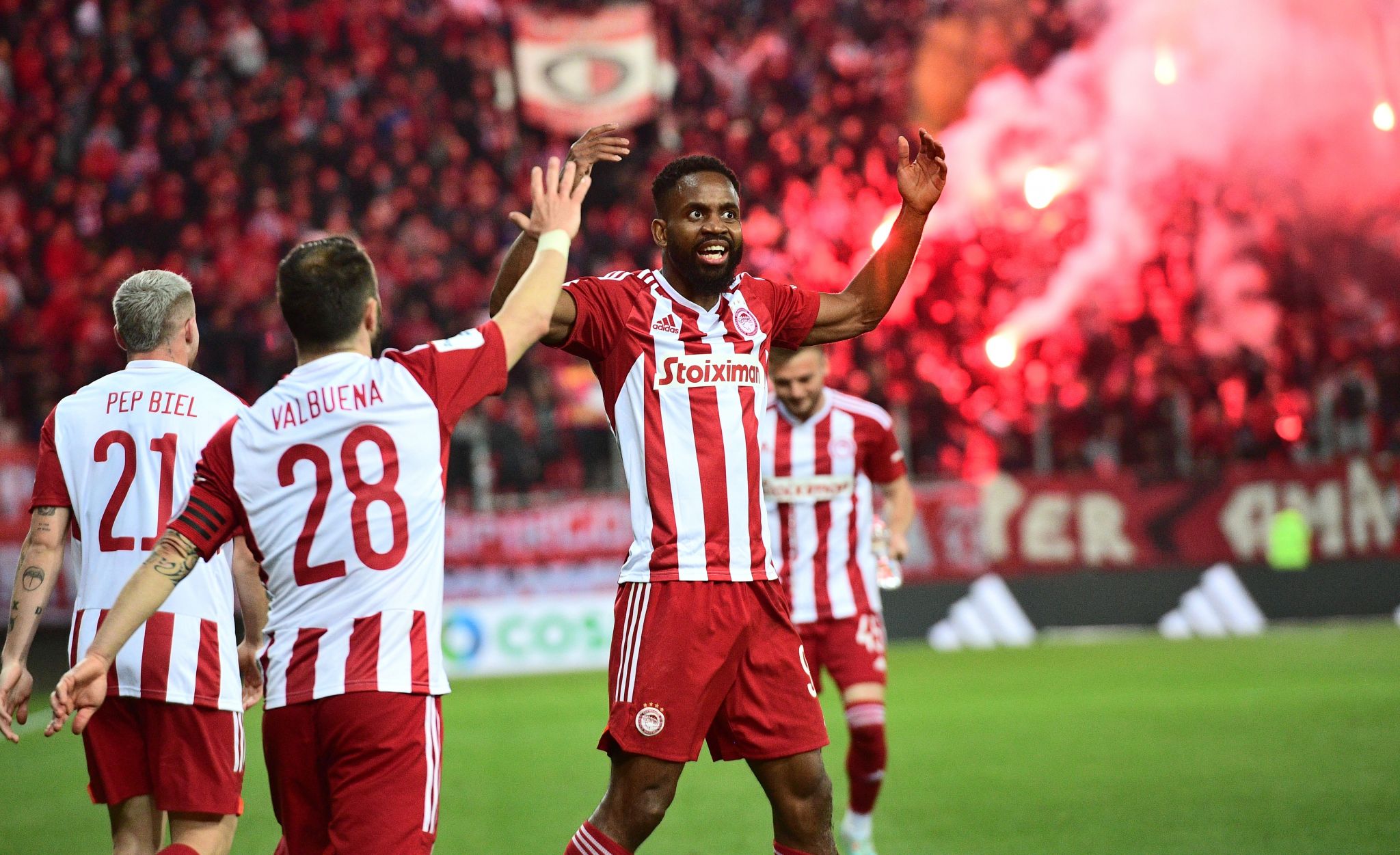 Η αποστολή του Ολυμπιακού για τον αγώνα με την ΑΕΚ