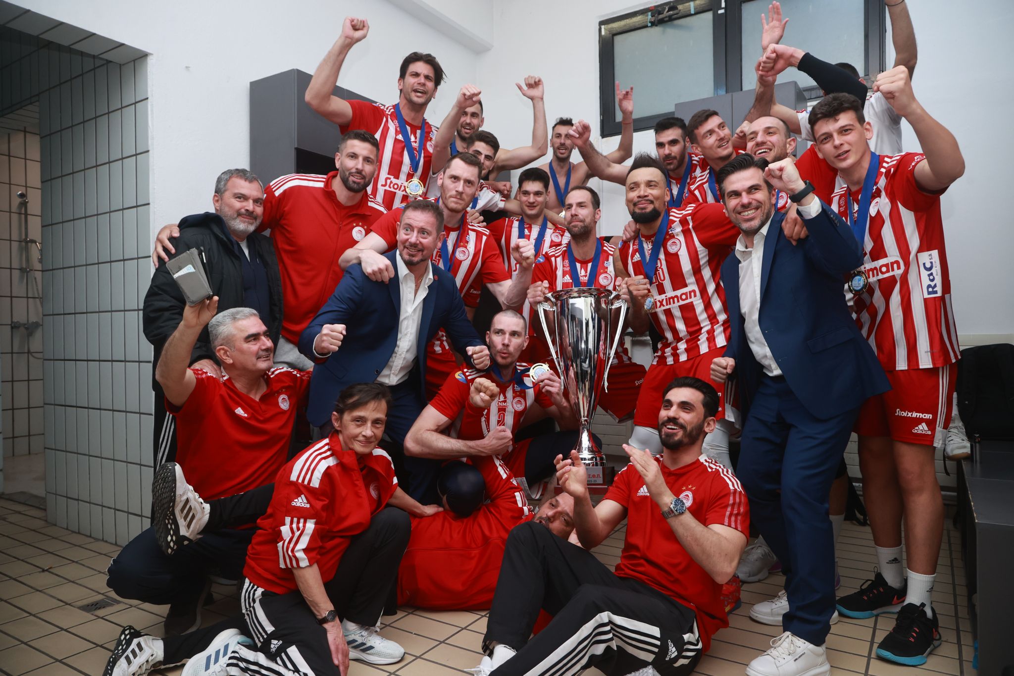 Συγχαρητήρια στην ανδρική ομάδα βόλεϊ του Ολυμπιακού