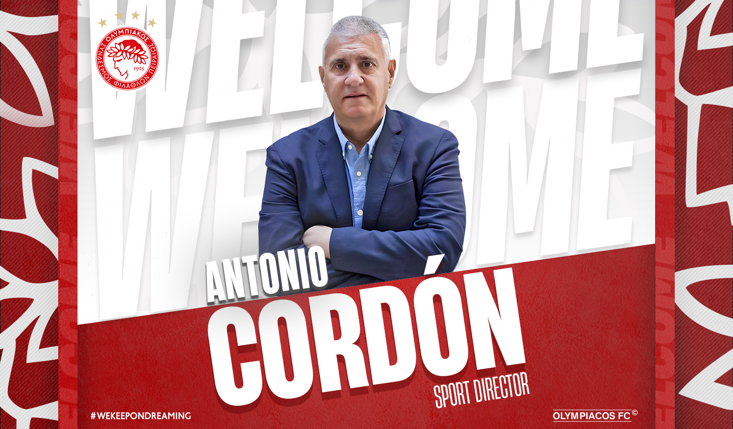 Antonio Cordón à l’Olympiacos
