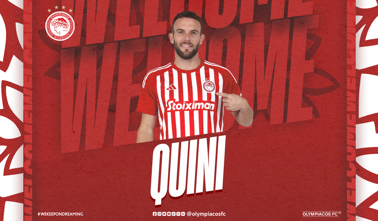 Quini at Olympiacos - ΟΛΥΜΠΙΑΚΟΣ - Olympiacos.org