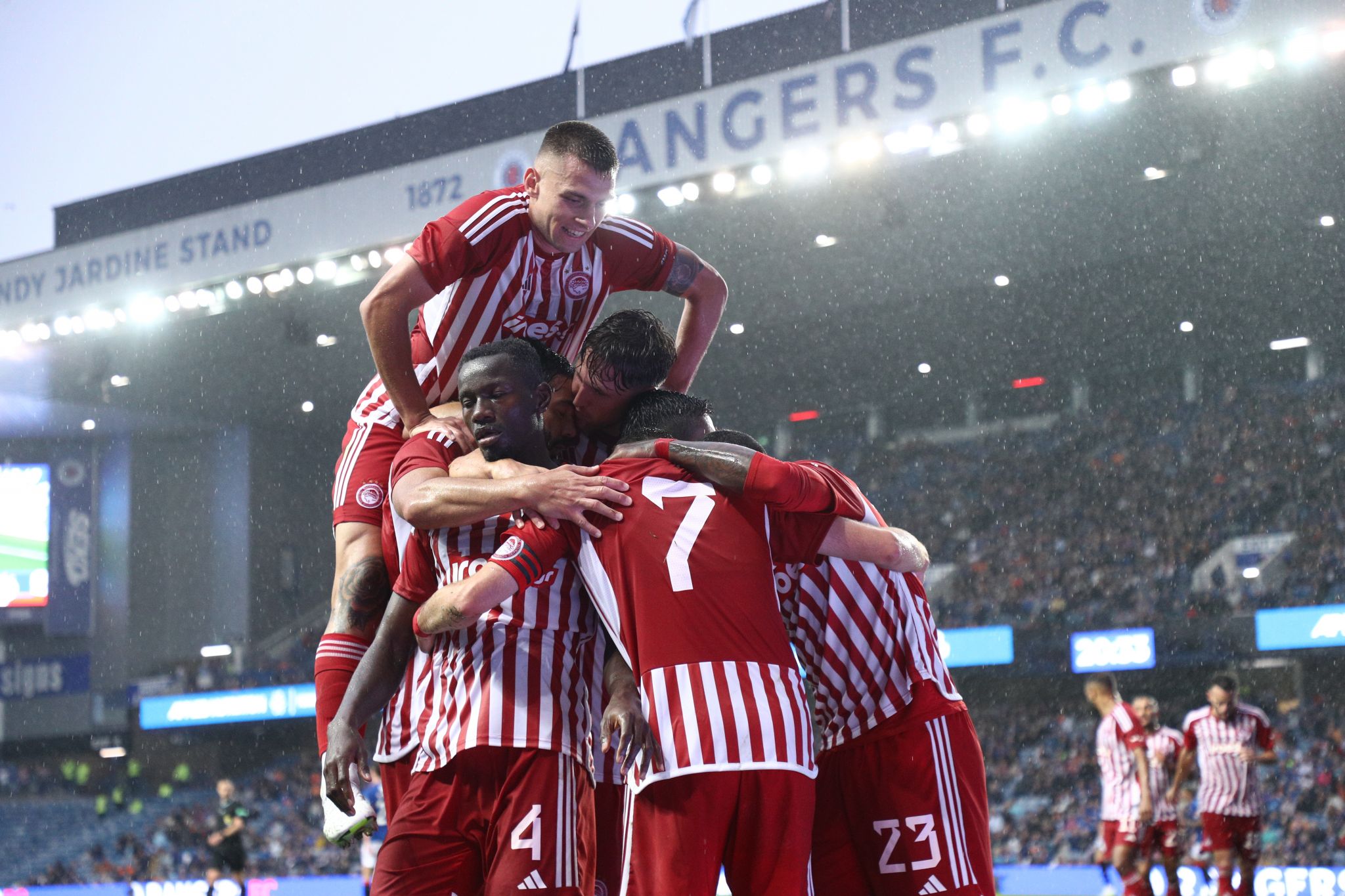 A friendly win in Ibrox for Olympiacos over Rangers