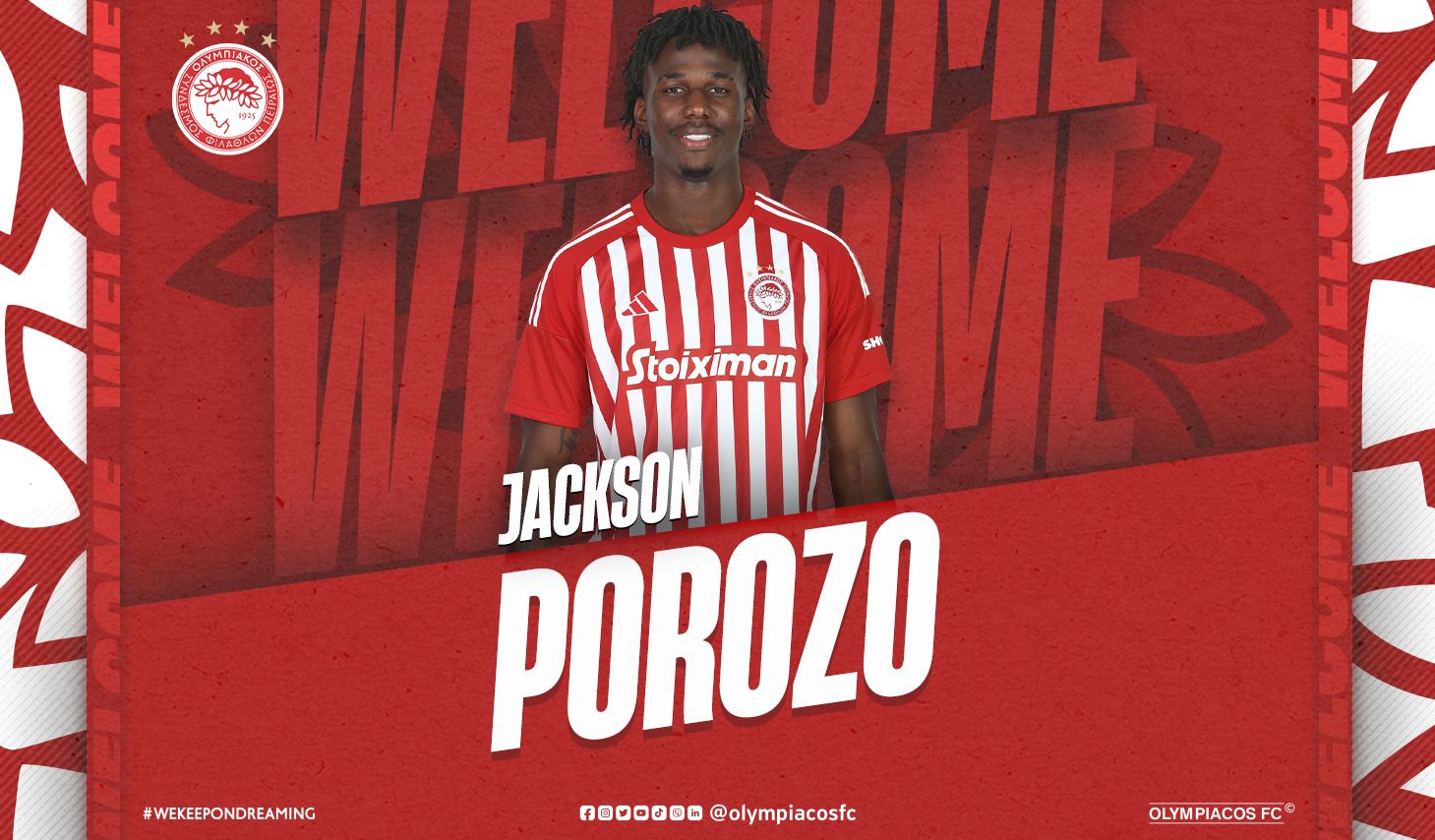 Jackson Porozo à l’Olympiacos