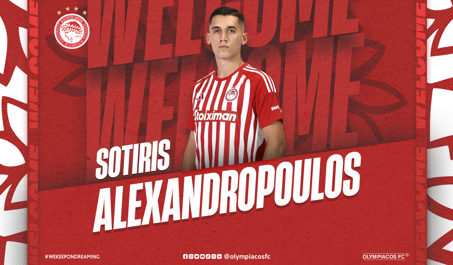 Sotiris Alexandropoulos rejoint l’Olympiacos