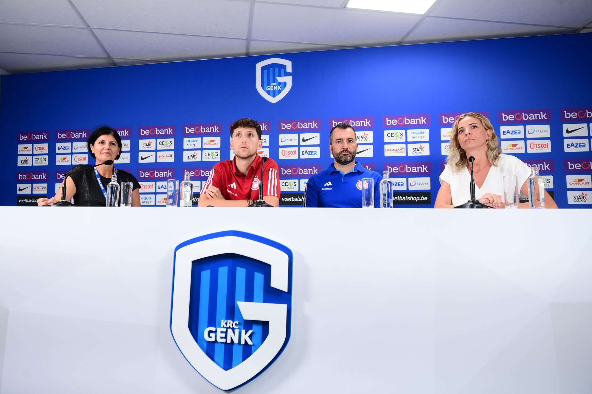 Pre-match press conference at Genk