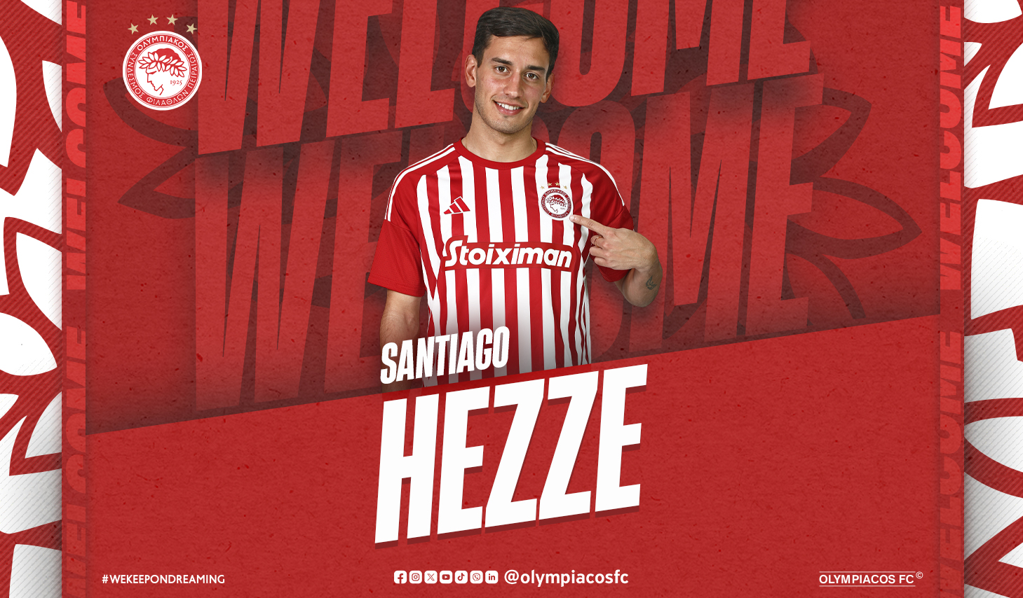 Santiago Hezze joins Olympiacos